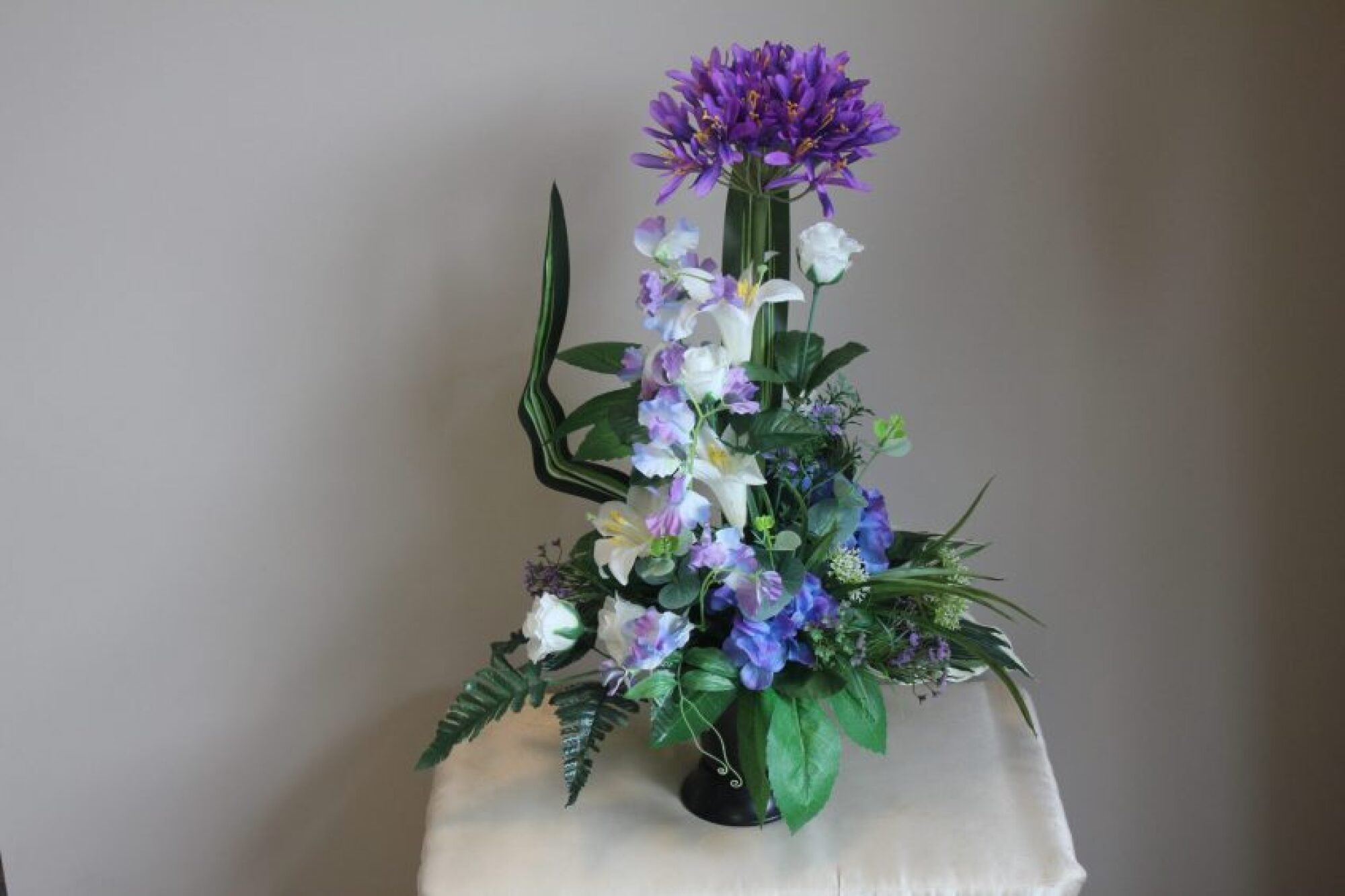 Bouquet avec vase