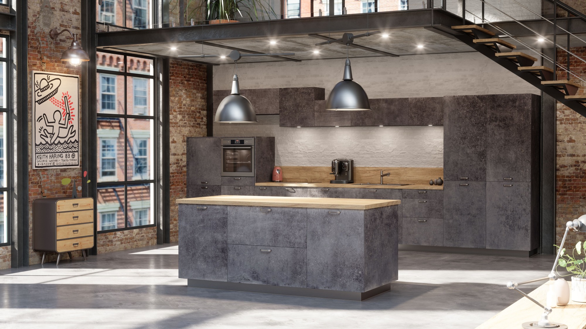 Installation cuisine aménagée équipée PYRAM