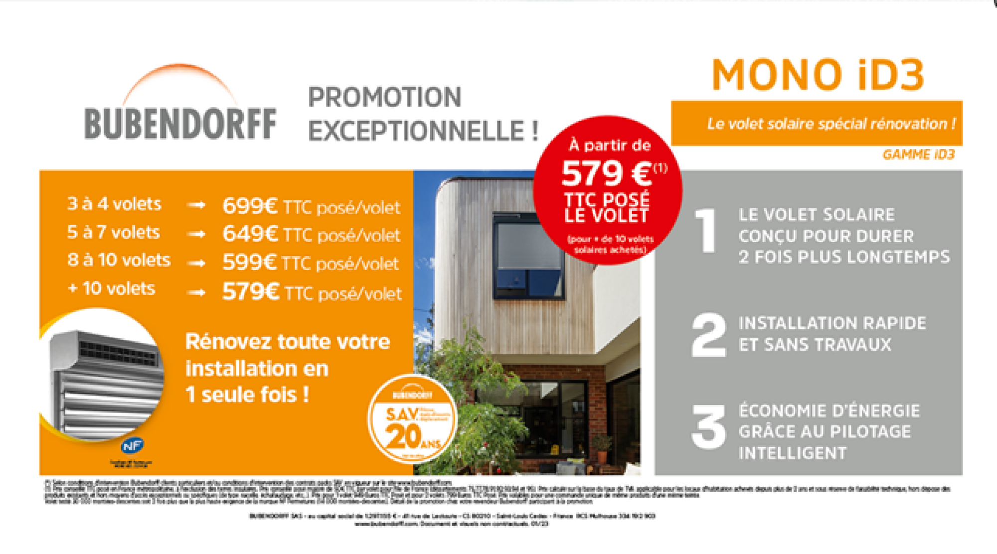 Installation de volets roulants solaires radio électrique