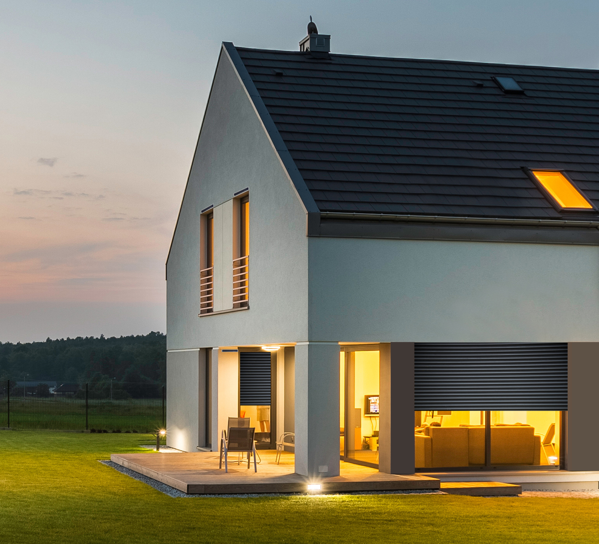 Installation de volets roulants solaires radio électrique