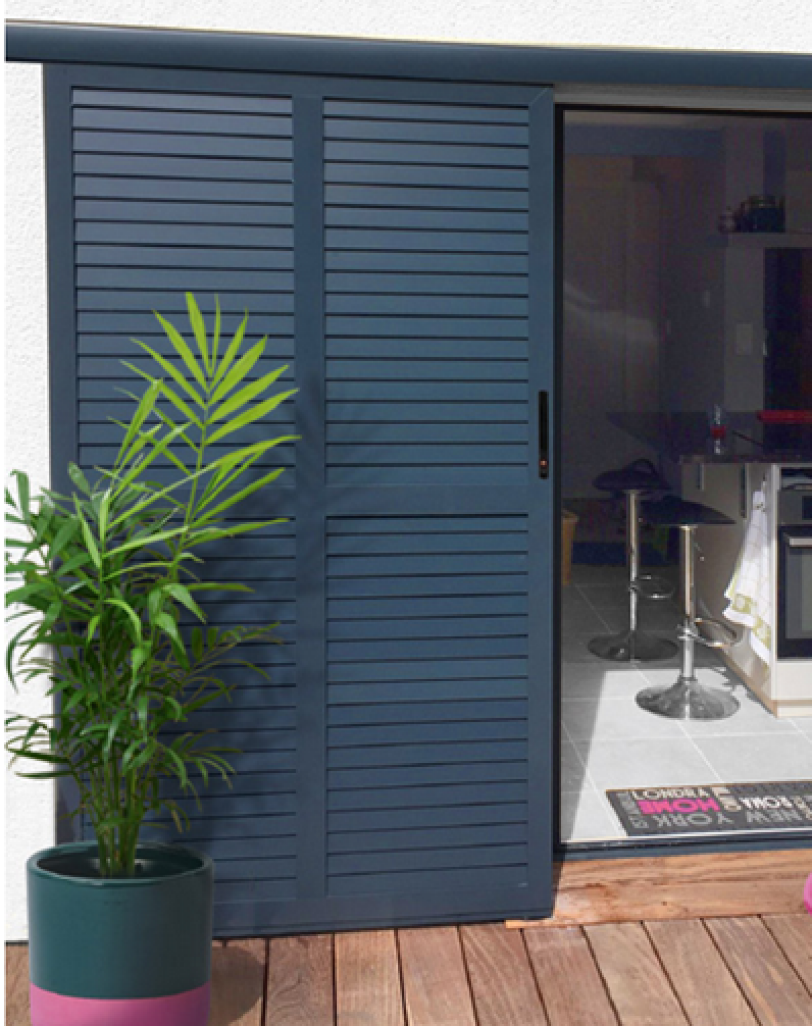 Pose de volets battants