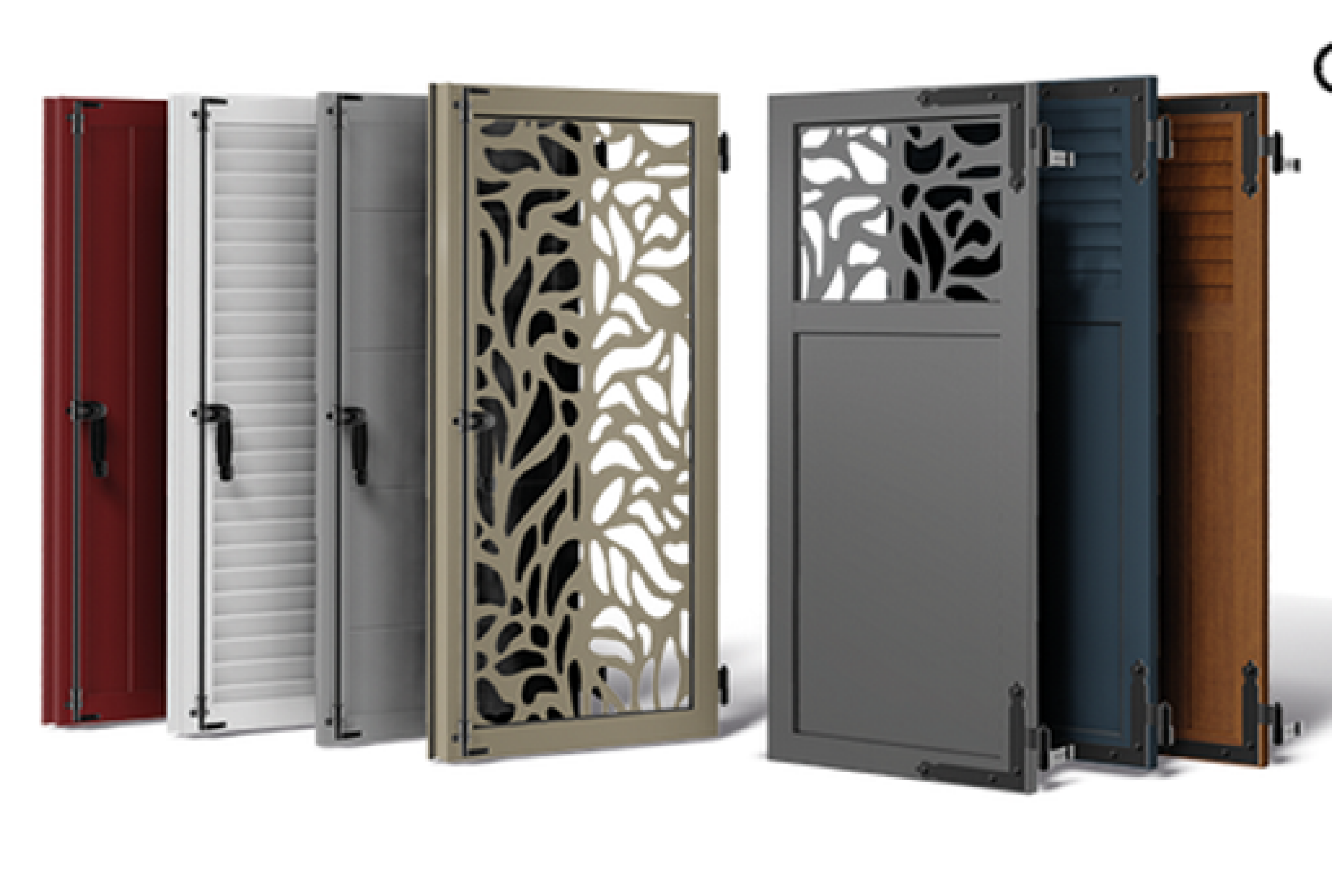 Pose de volets battants