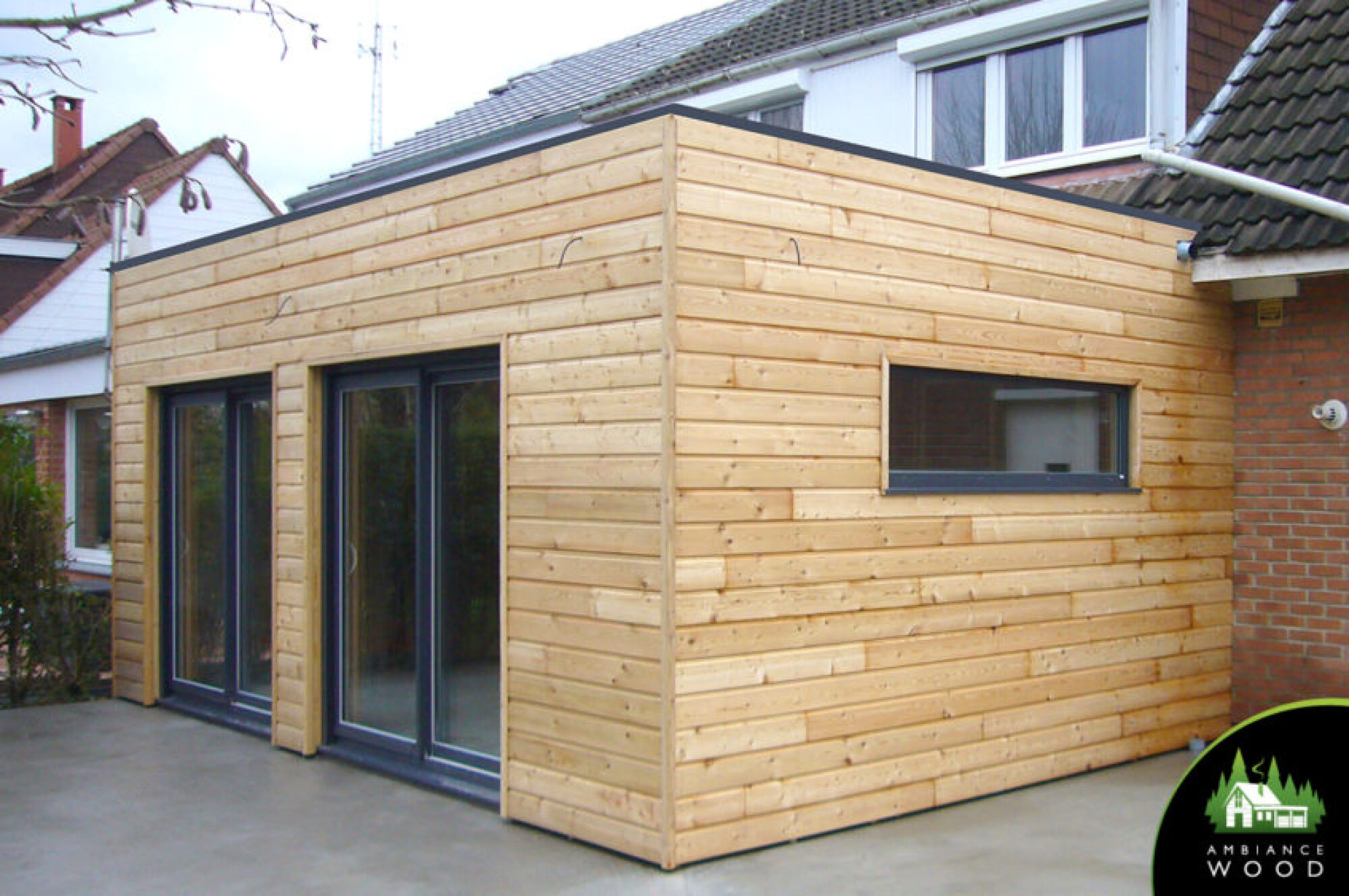 Extension ossature bois sur-mesure