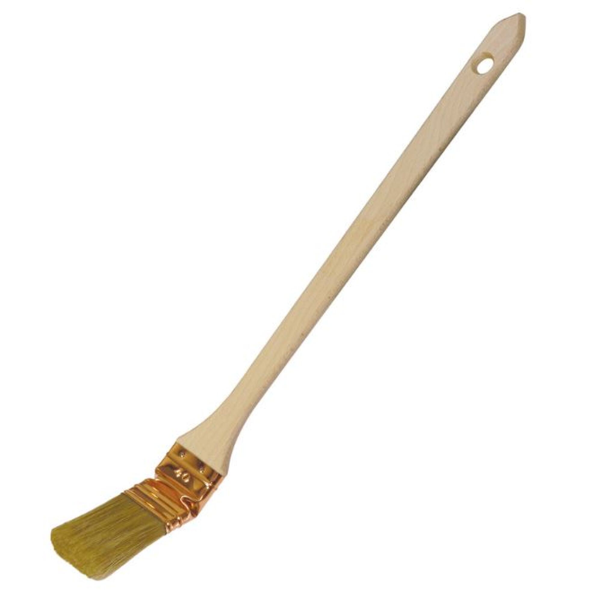 Brosse radiateur coudée