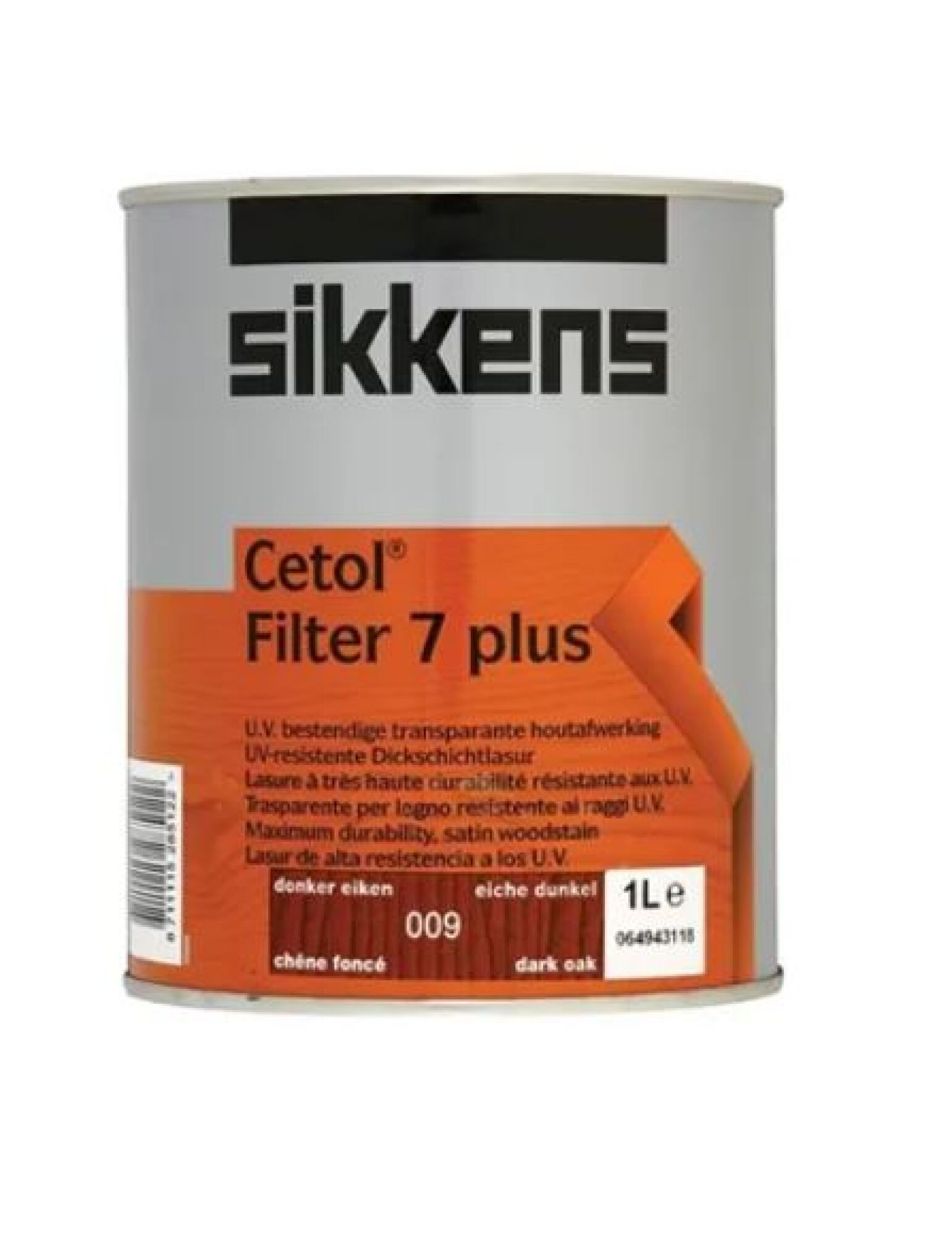 SIKKENS CETOL FILTER 7PLUS 009 chêne foncé