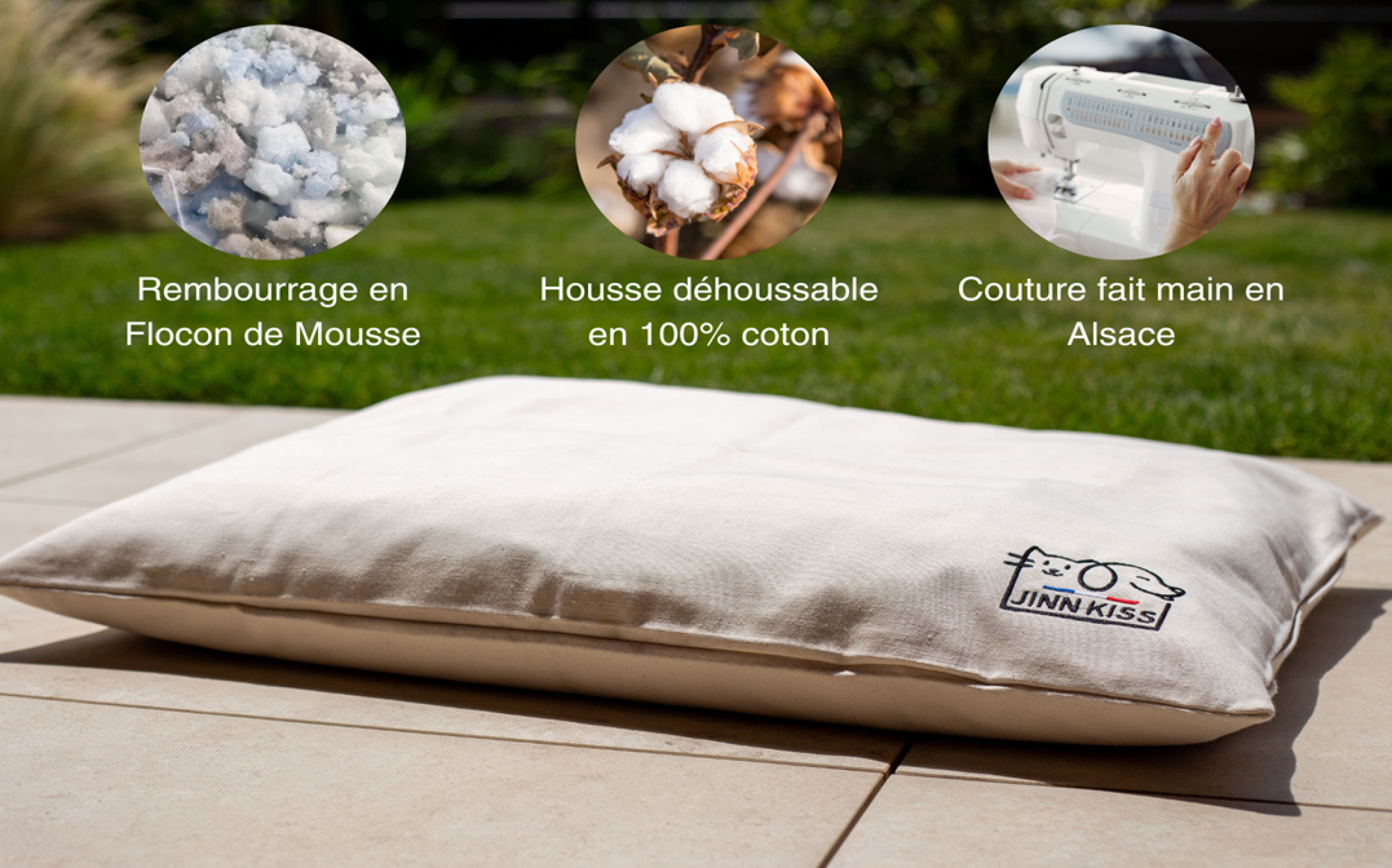 Coussin Pouf Jinnkiss