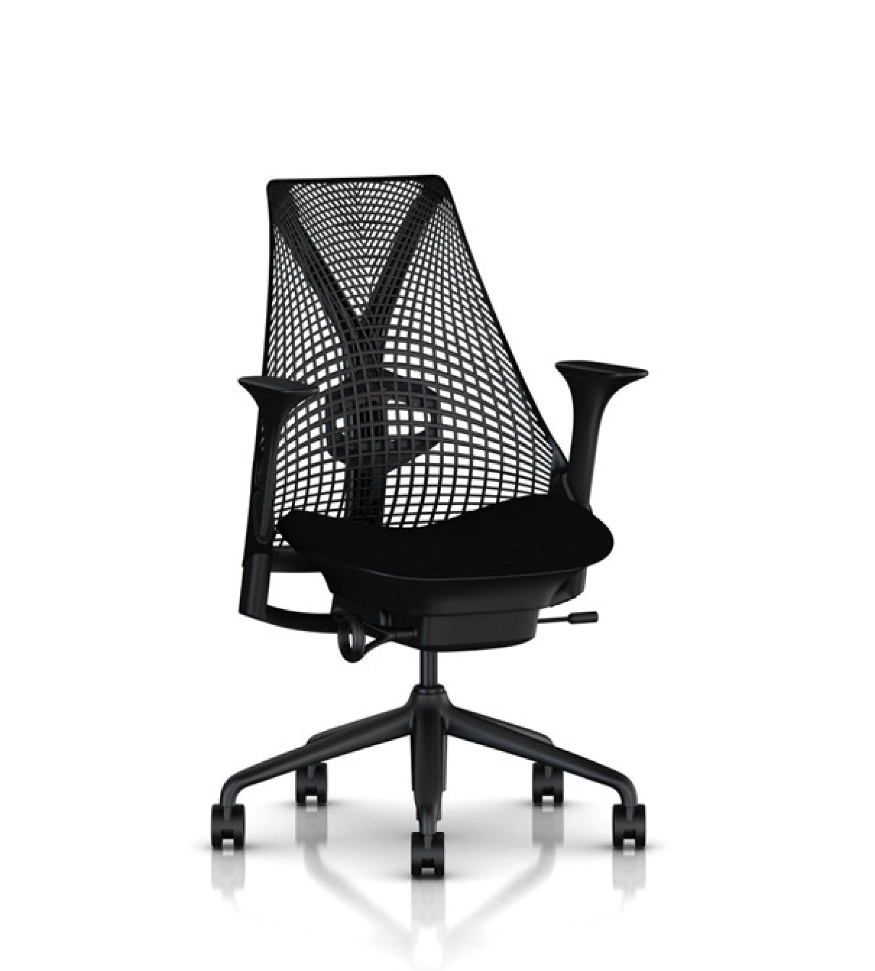 Fauteuil SAYL Herman Miller dossier suspension noir assise phoenix noir