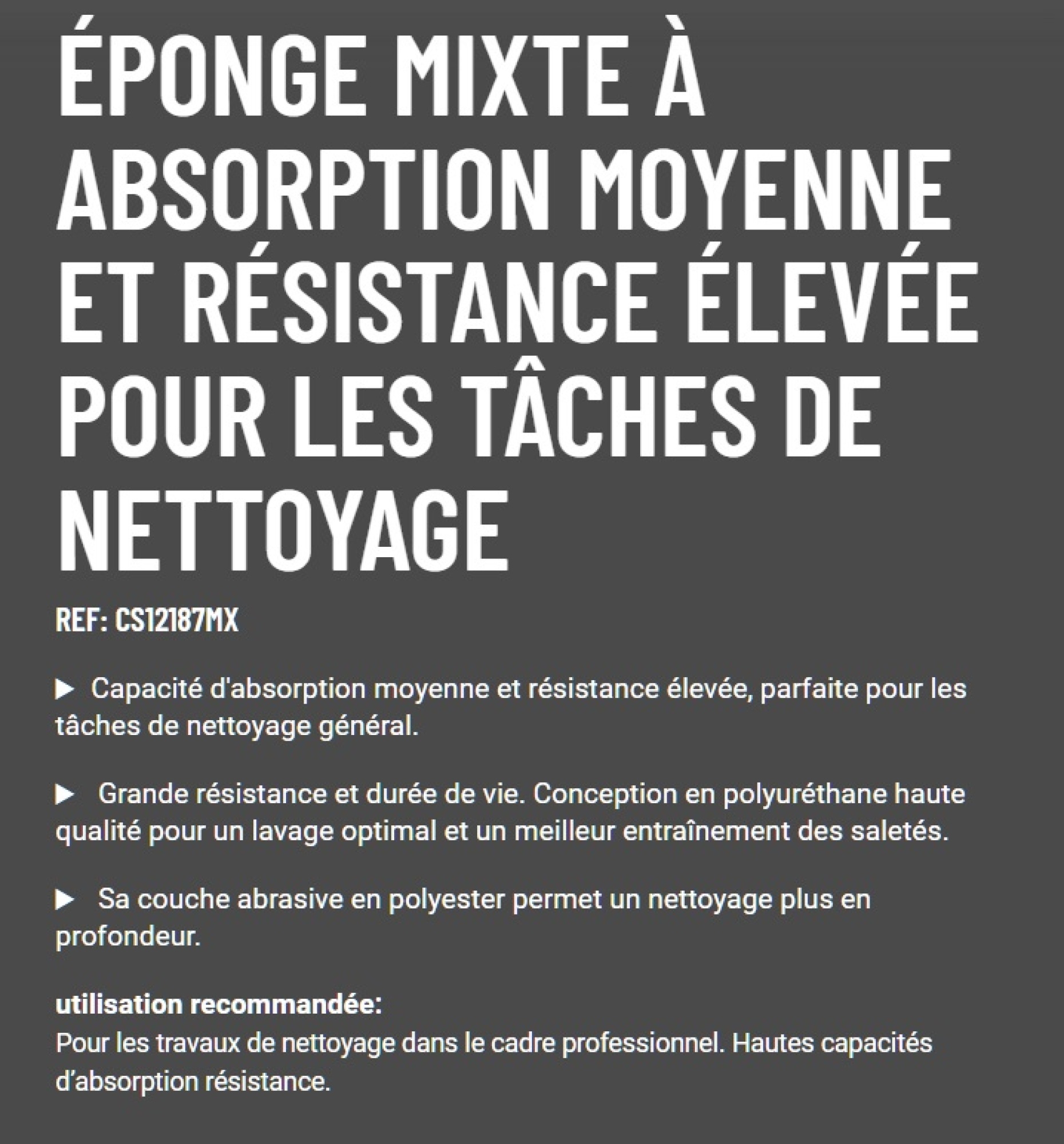 Eponge mixte Bellota