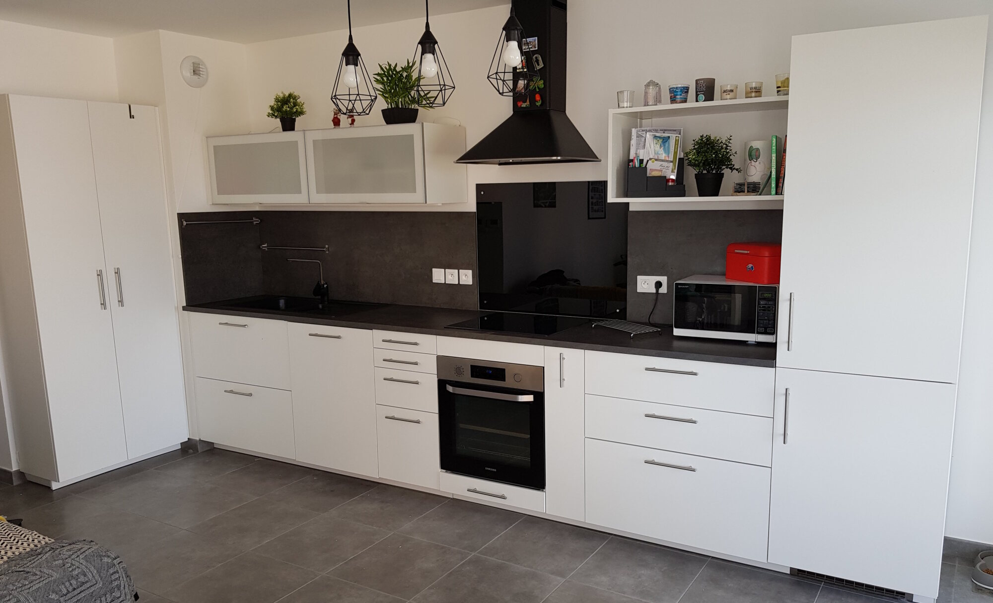 Cuisinettes en bois + de 3 mètres