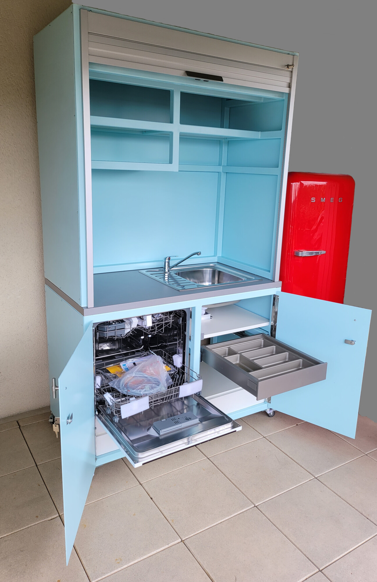 Cuisinettes acier extérieur