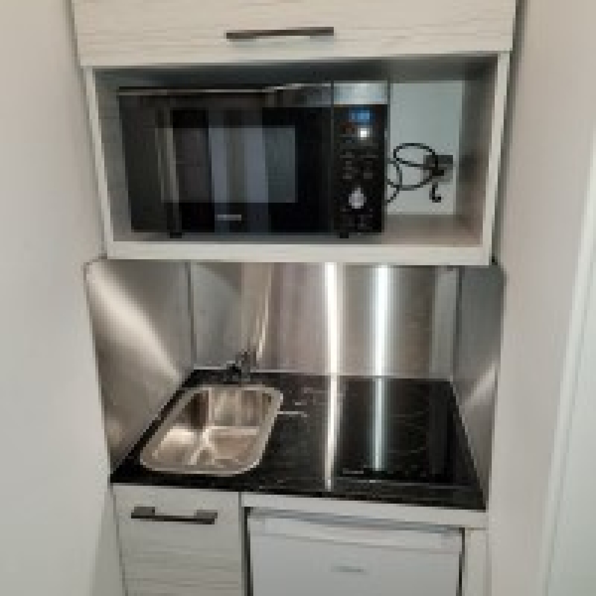 Cuisinettes bois 2 parties