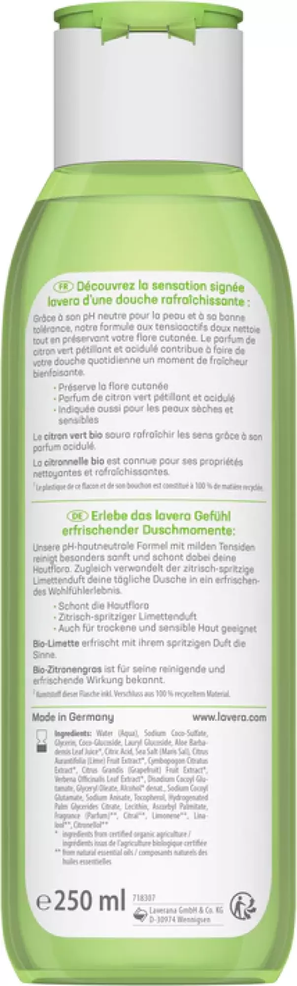 Gel Douche Soin Rafraîchissant