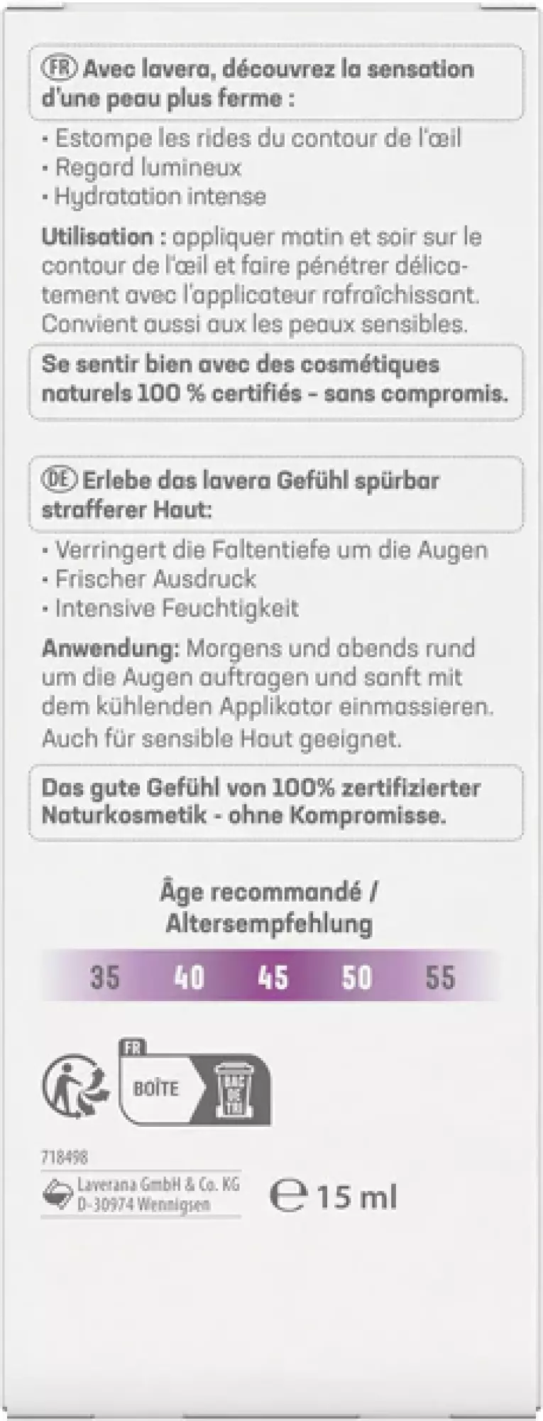 Soin Contour des Yeux Raffermissant