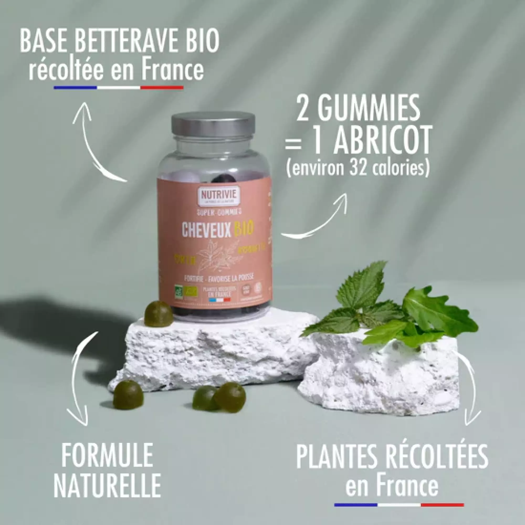 Super-Gummies Cheveux Bio
