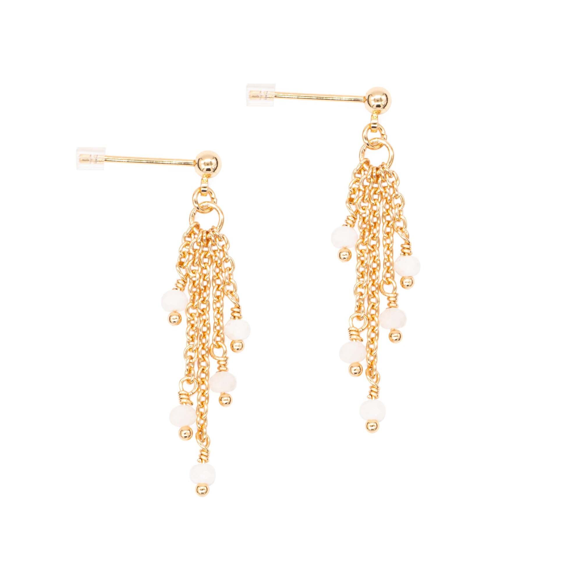 Boucles d'oreilles Bianca en Pierres de Lune