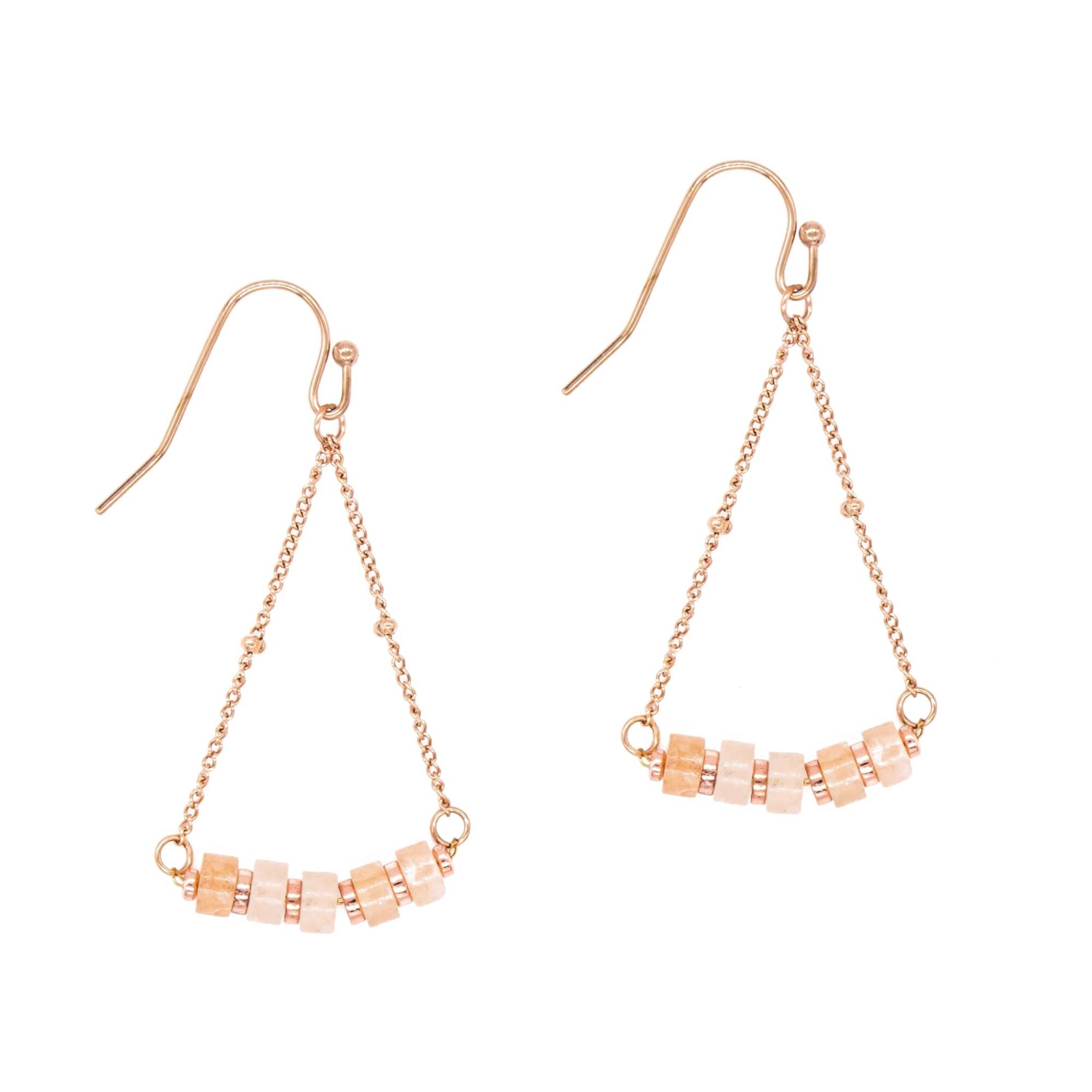 Boucles d'oreilles Piana en pierres de Soleil