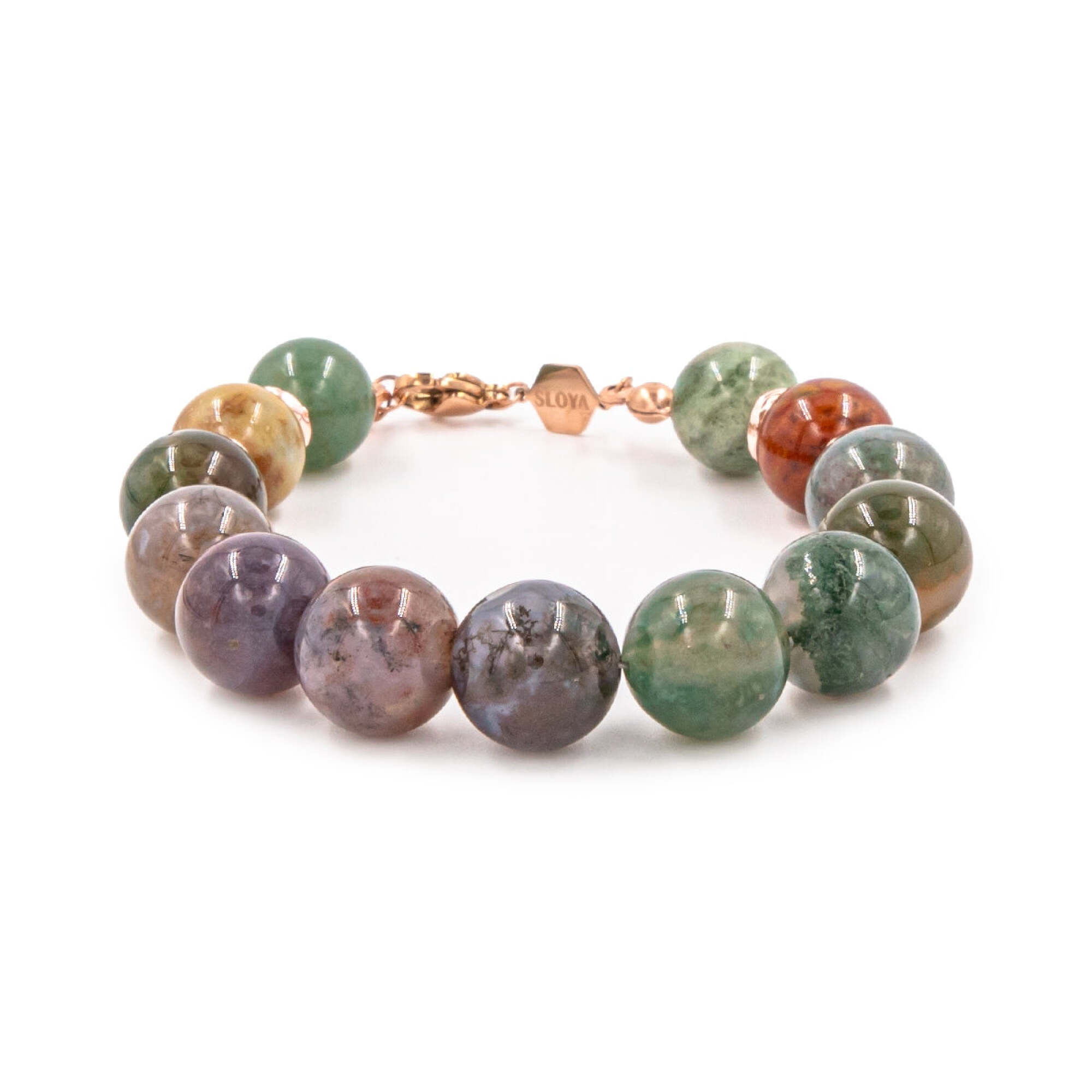 Bracelet Kamelia en pierres Agate Indienne