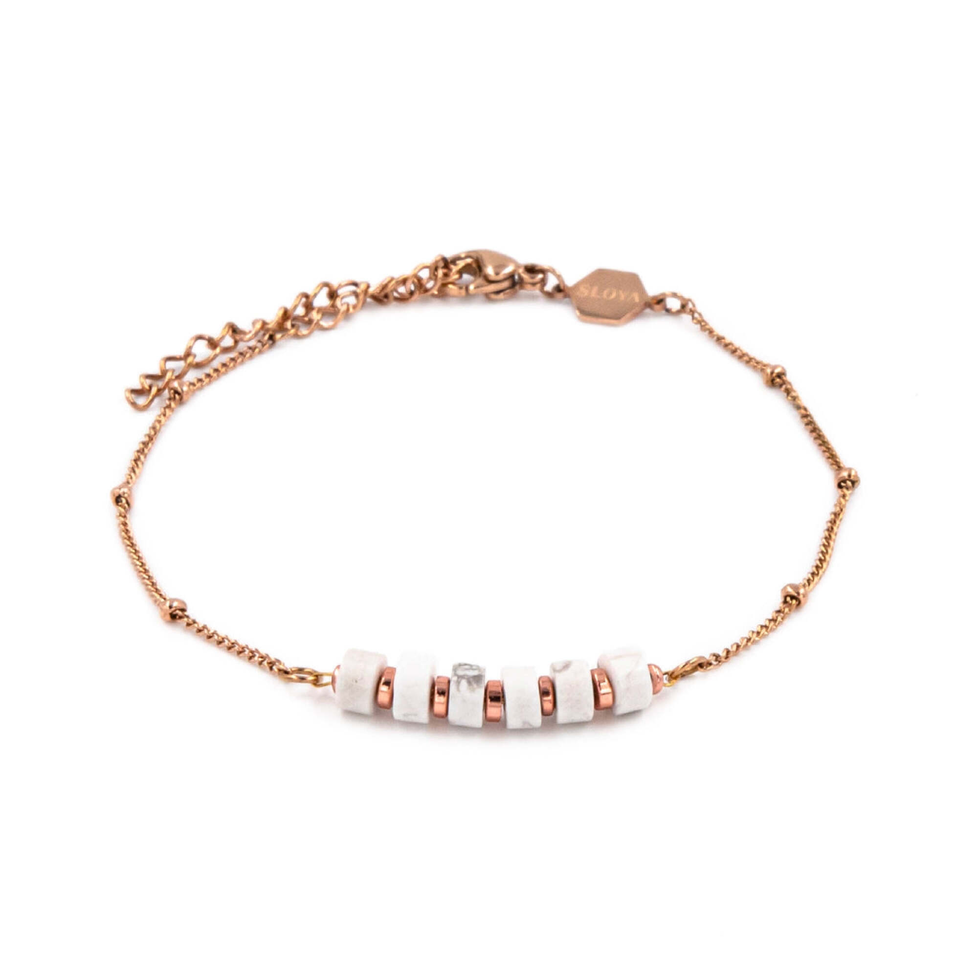 Bracelet Piana en pierres Howlite