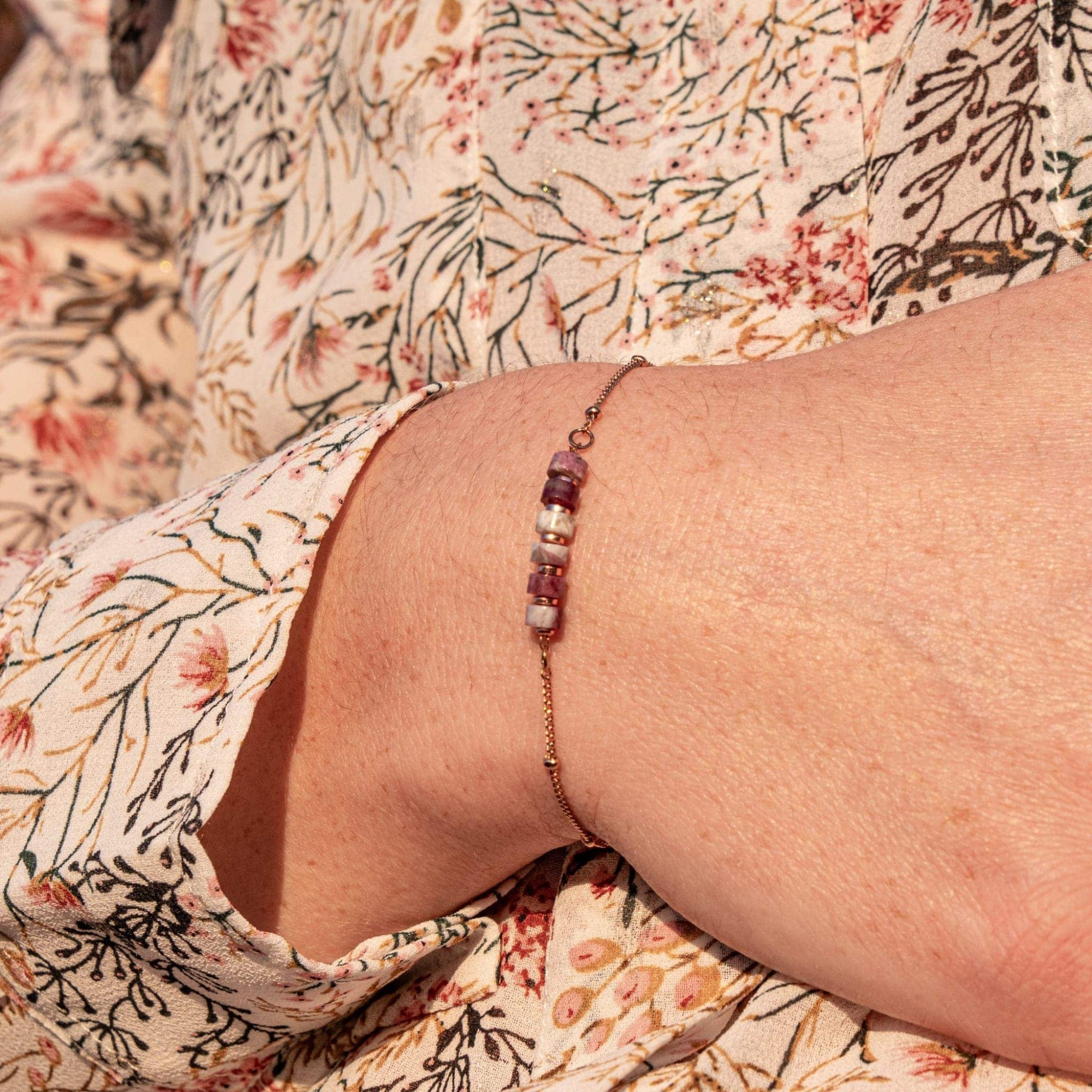 Bracelet Piana en pierres Tourmaline