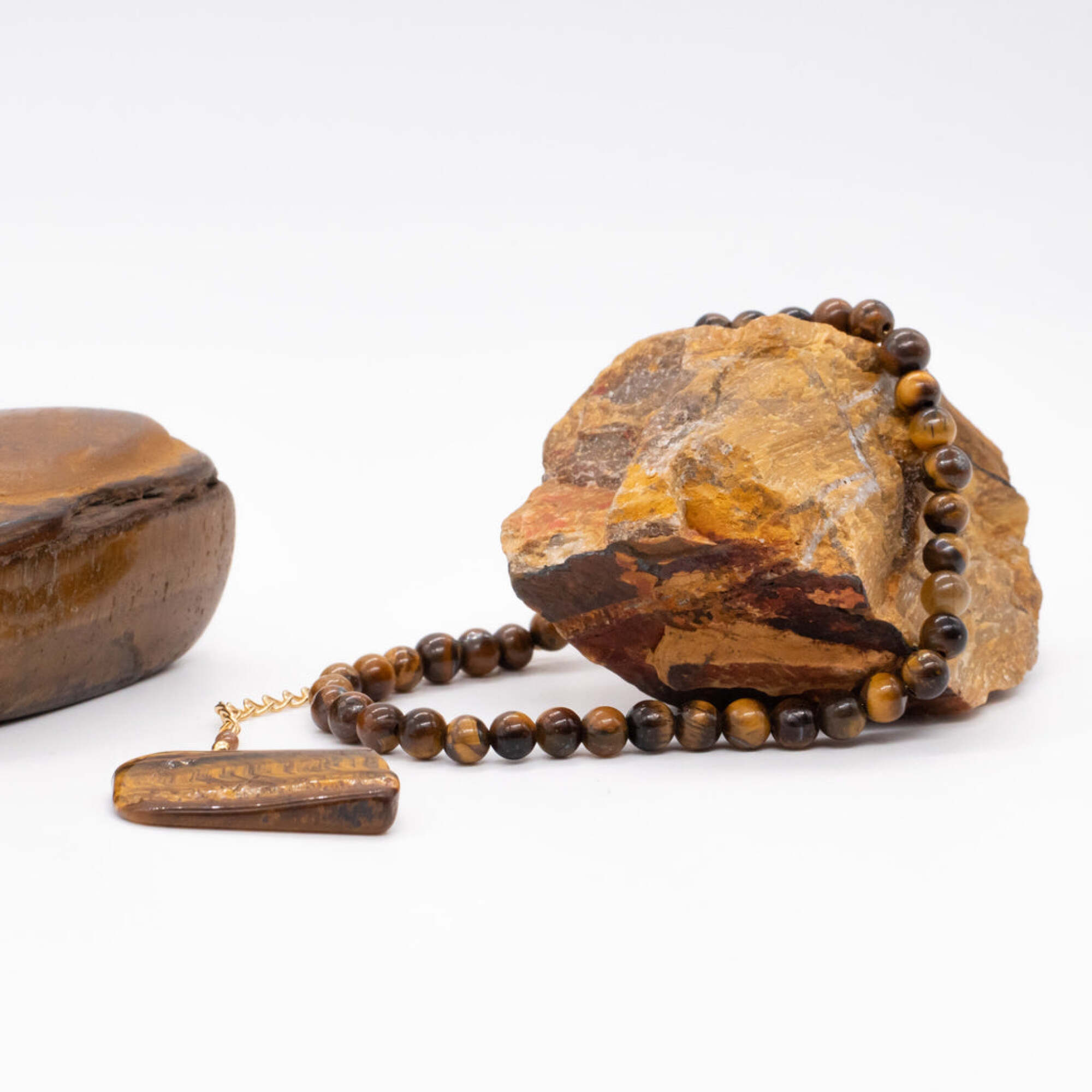 Bracelet Serena en pierres Oeil de Tigre