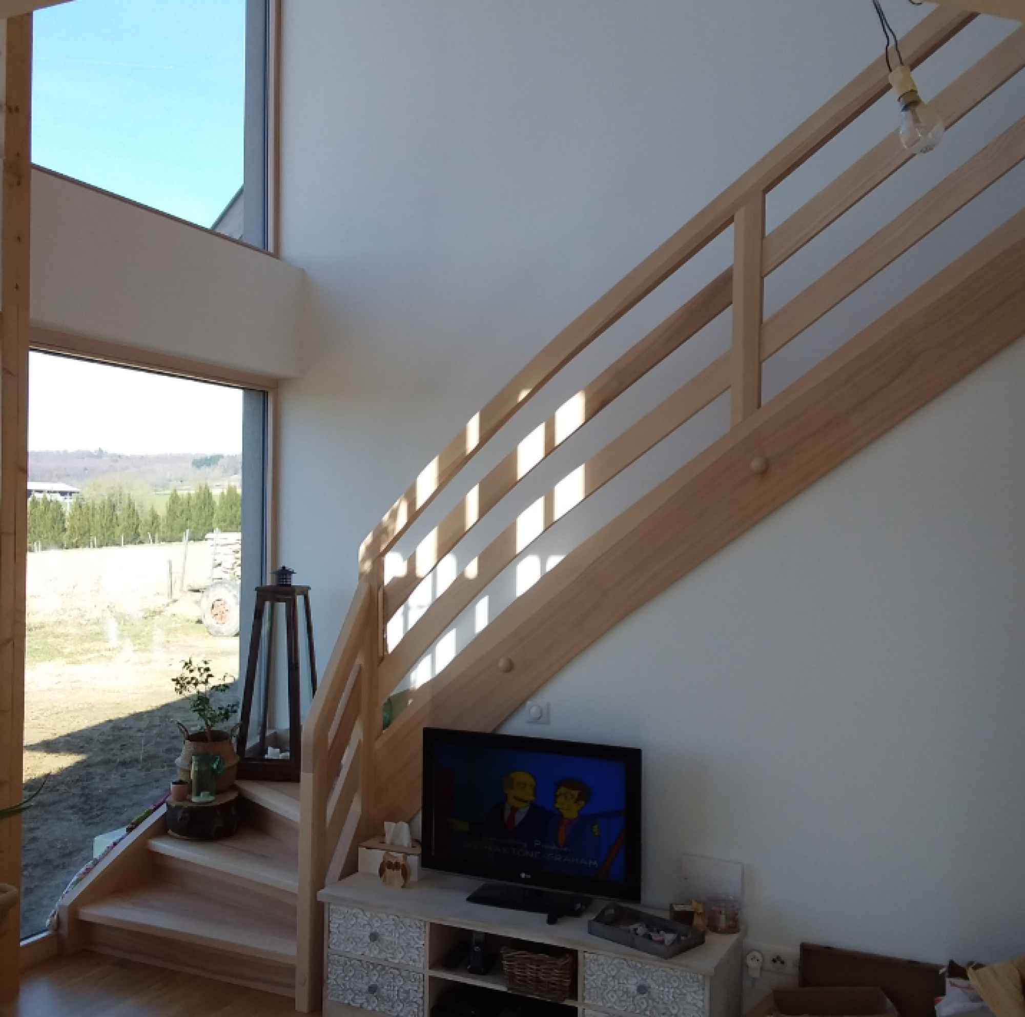 Escalier quart tournant sur-mesure (neuf et remplacement)