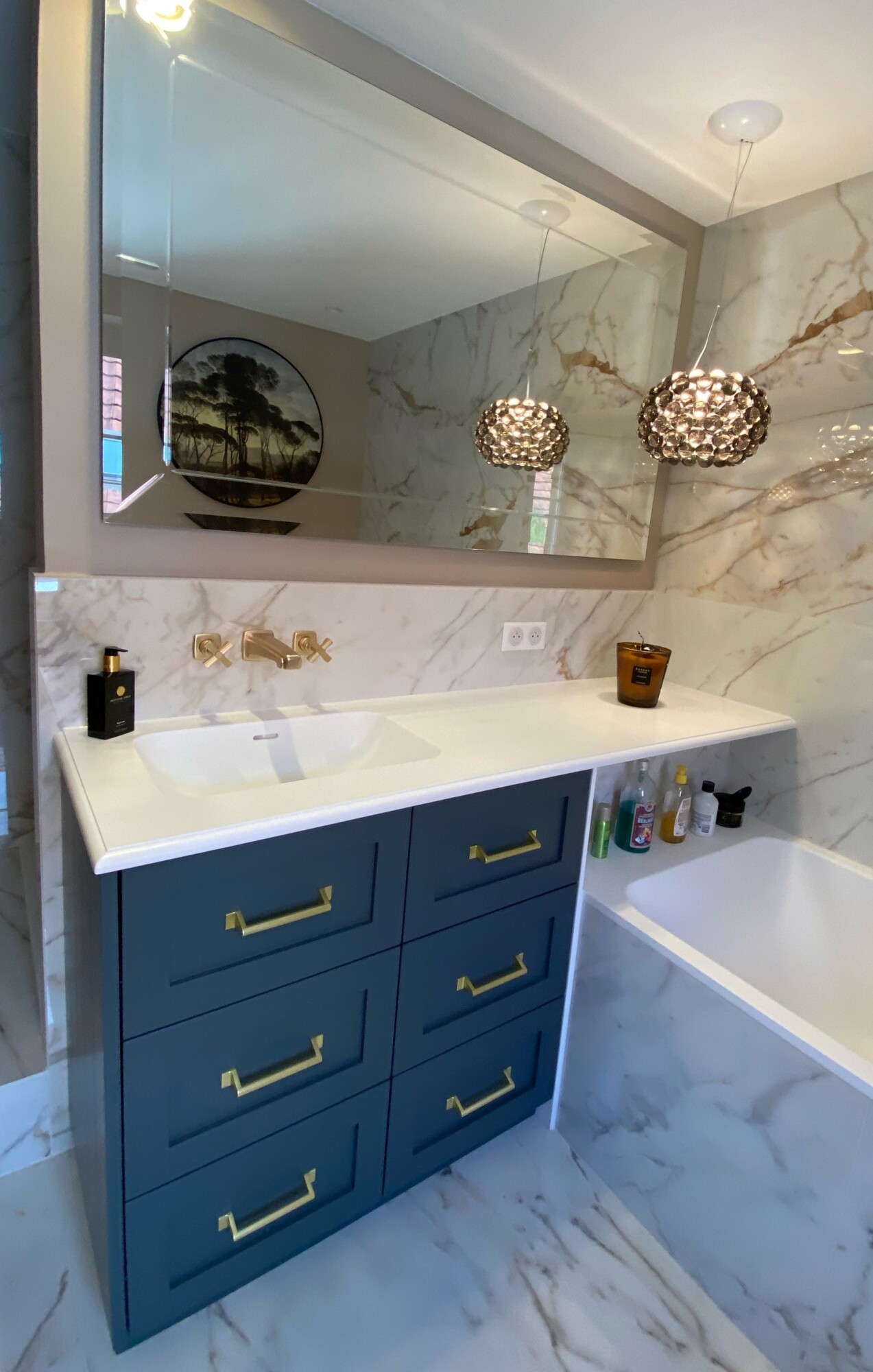 Meuble de salle de bain sur-mesure