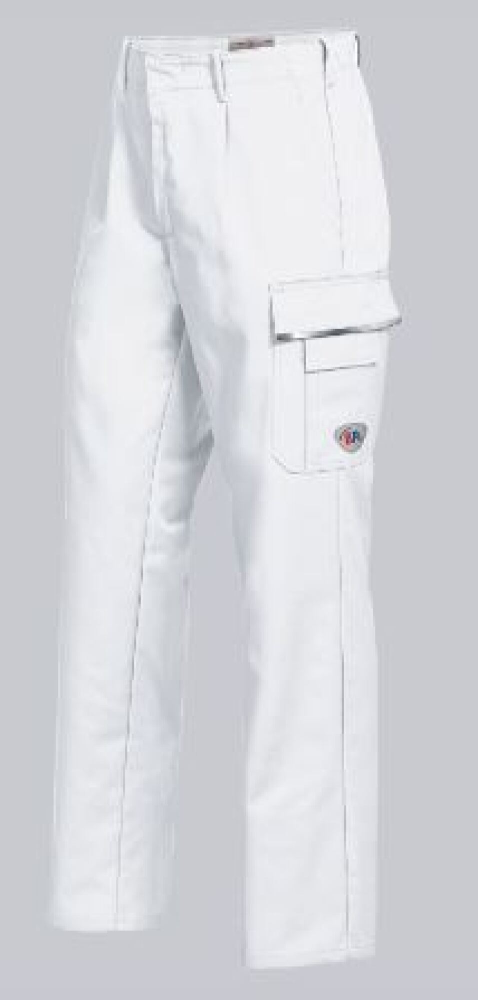 Pantalon de travail avec boutons dissimulés