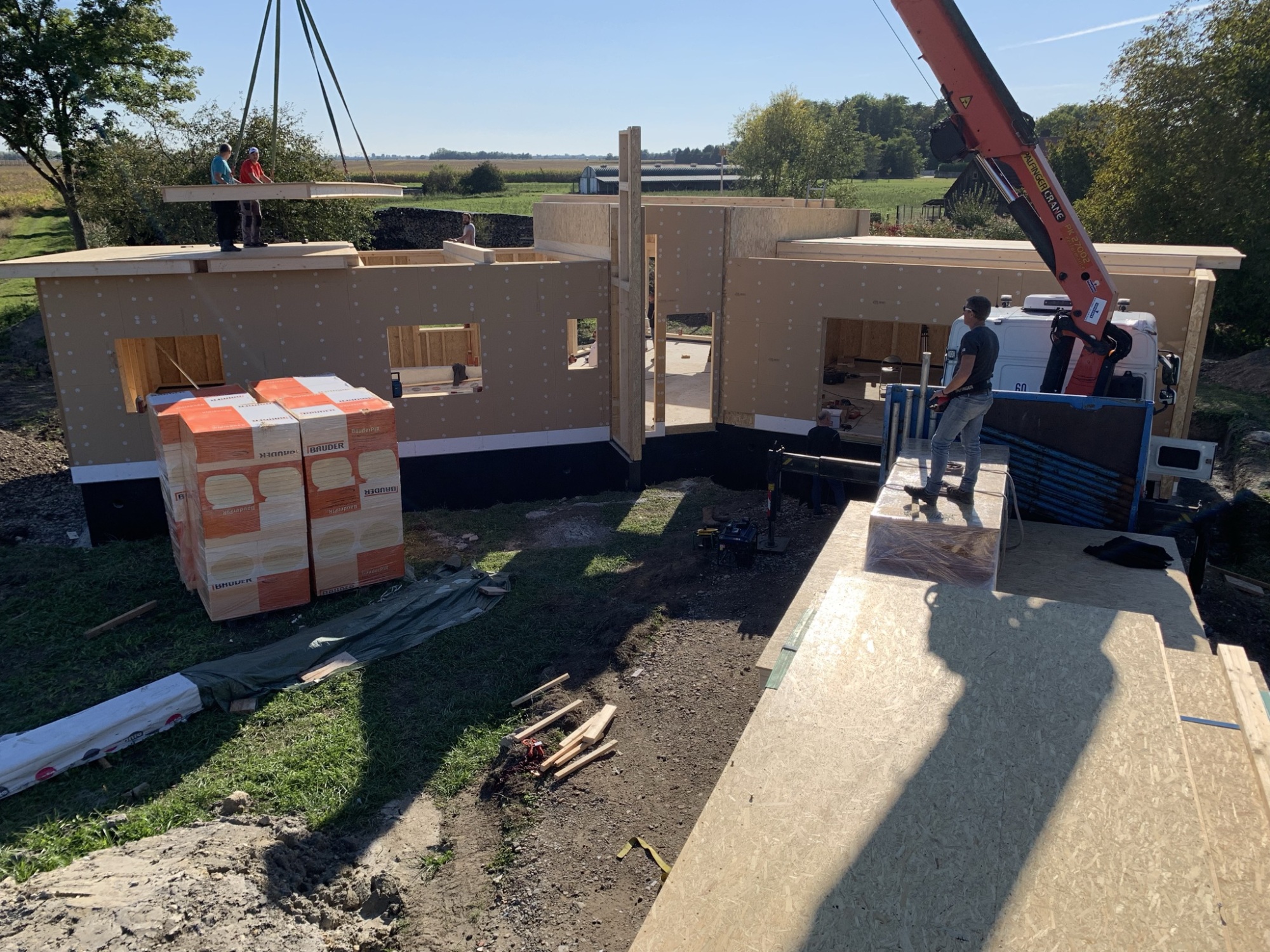 Isolation Fibre de bois rigide Gutex Multitherm sous bardage