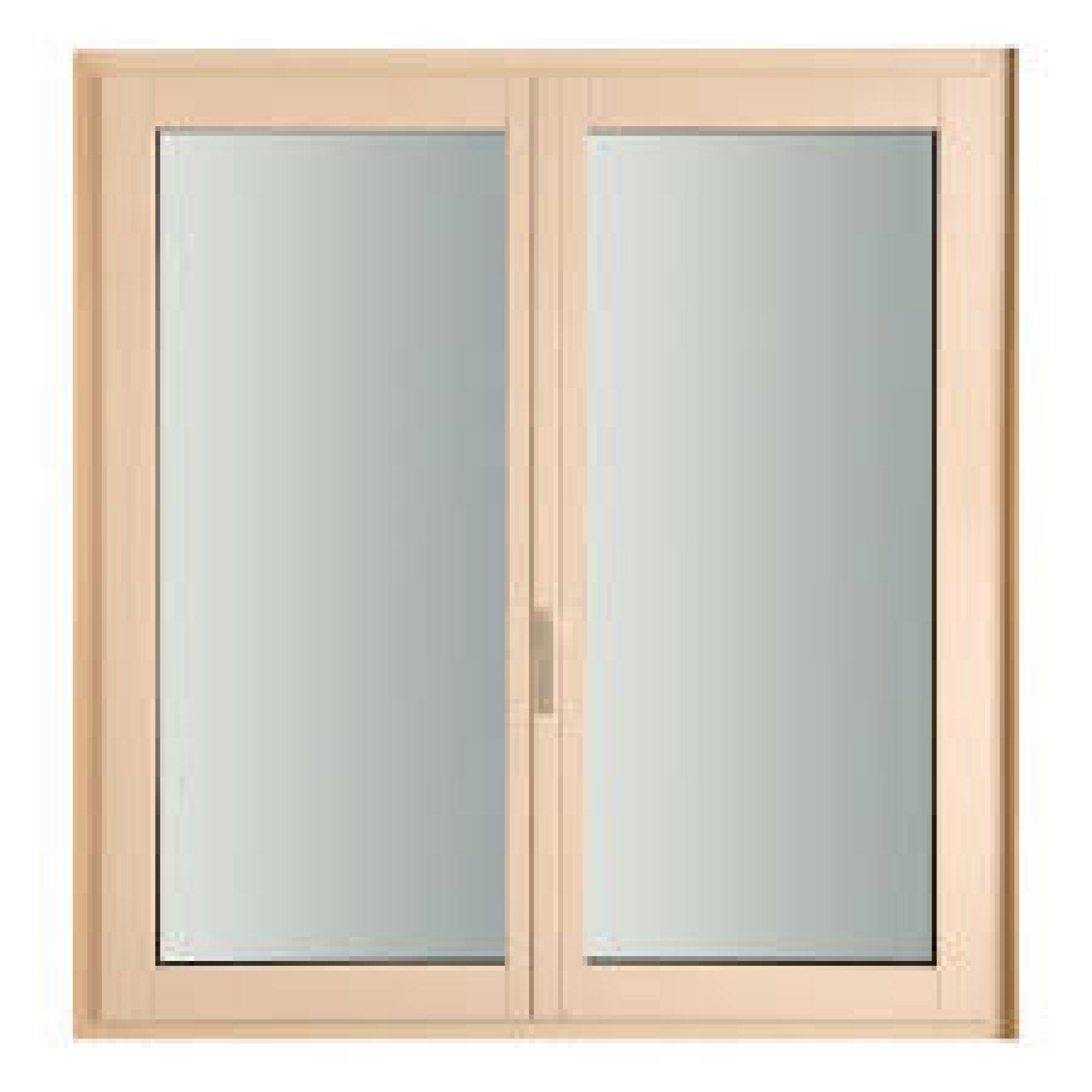 Menuiserie bois alu porte fenêtre 2 vantaux