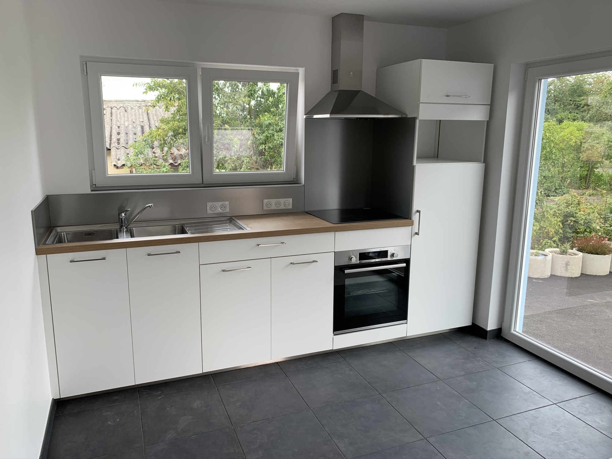 Menuiserie pvc 2 vantaux