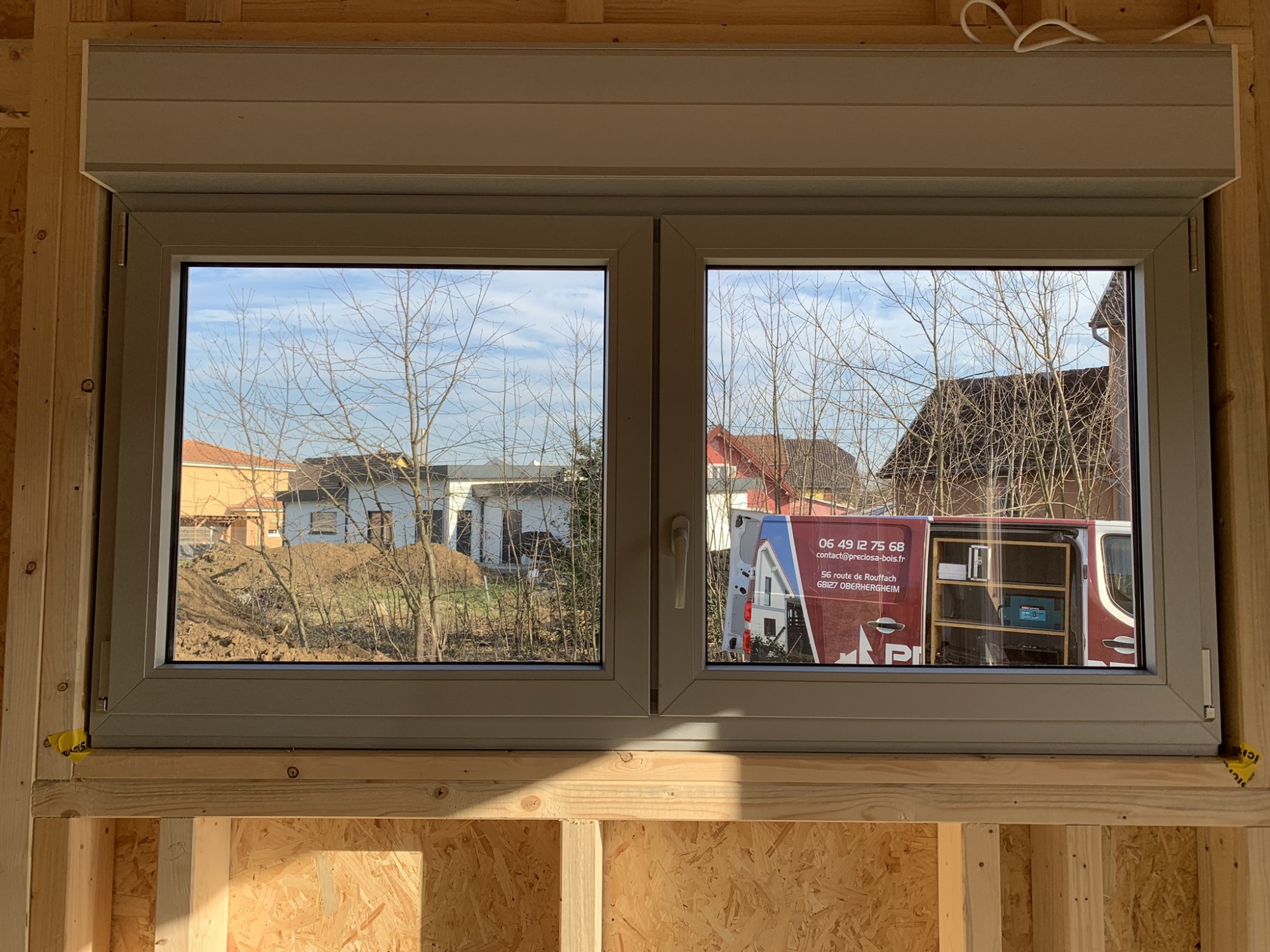 Menuiserie pvc 2 vantaux