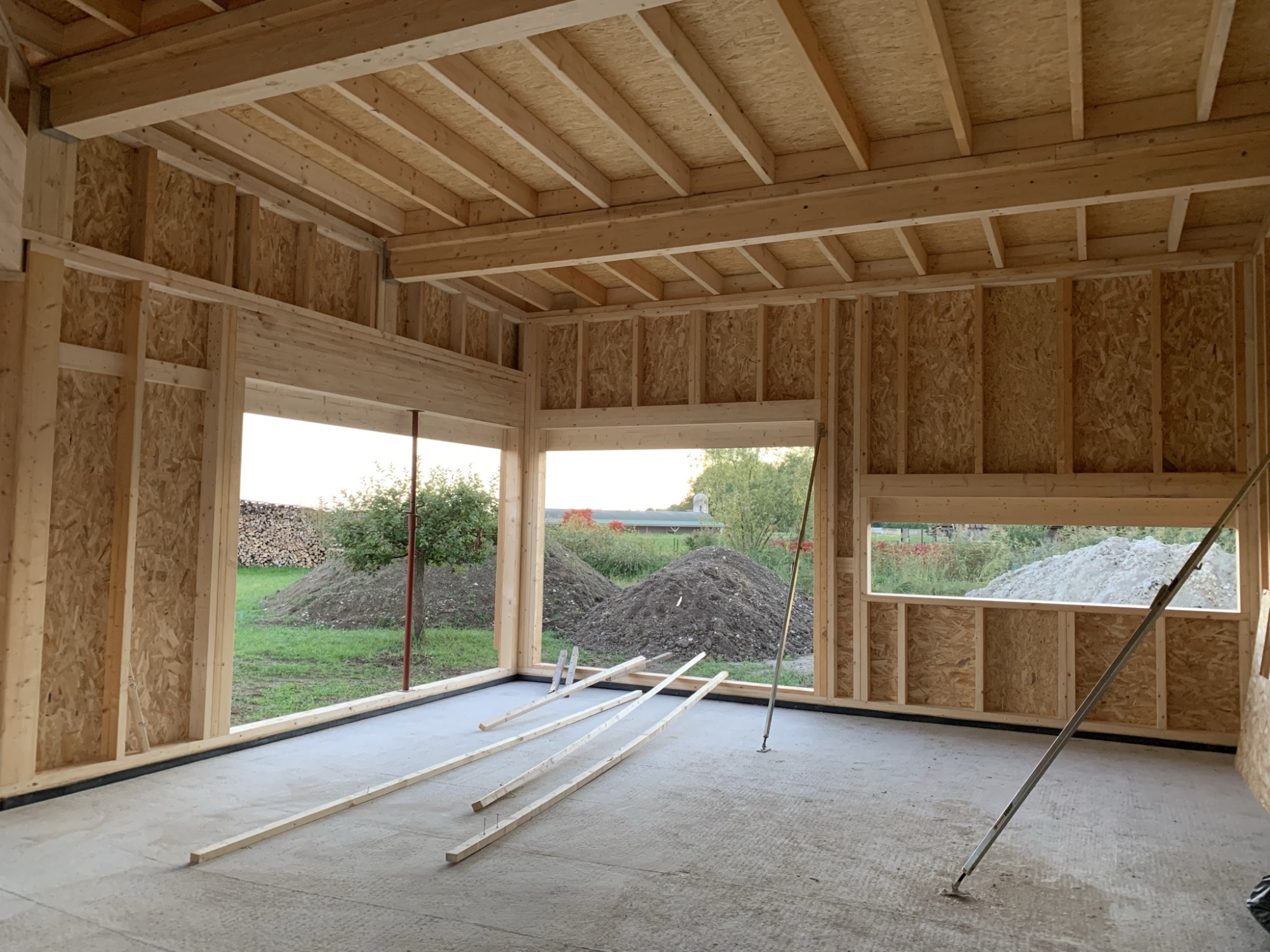 Murs ossature bois pour maison