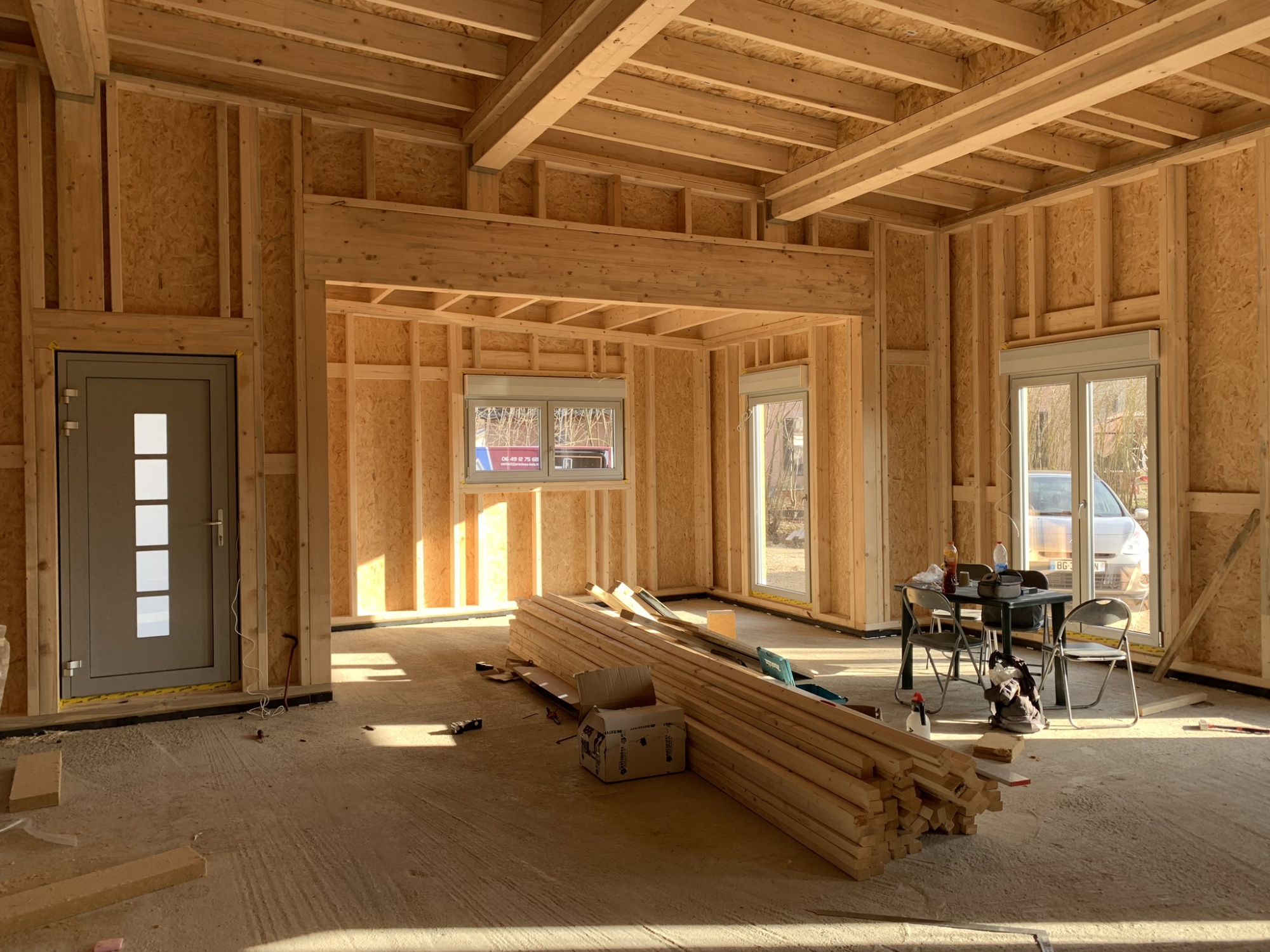 Murs ossature bois pour maison