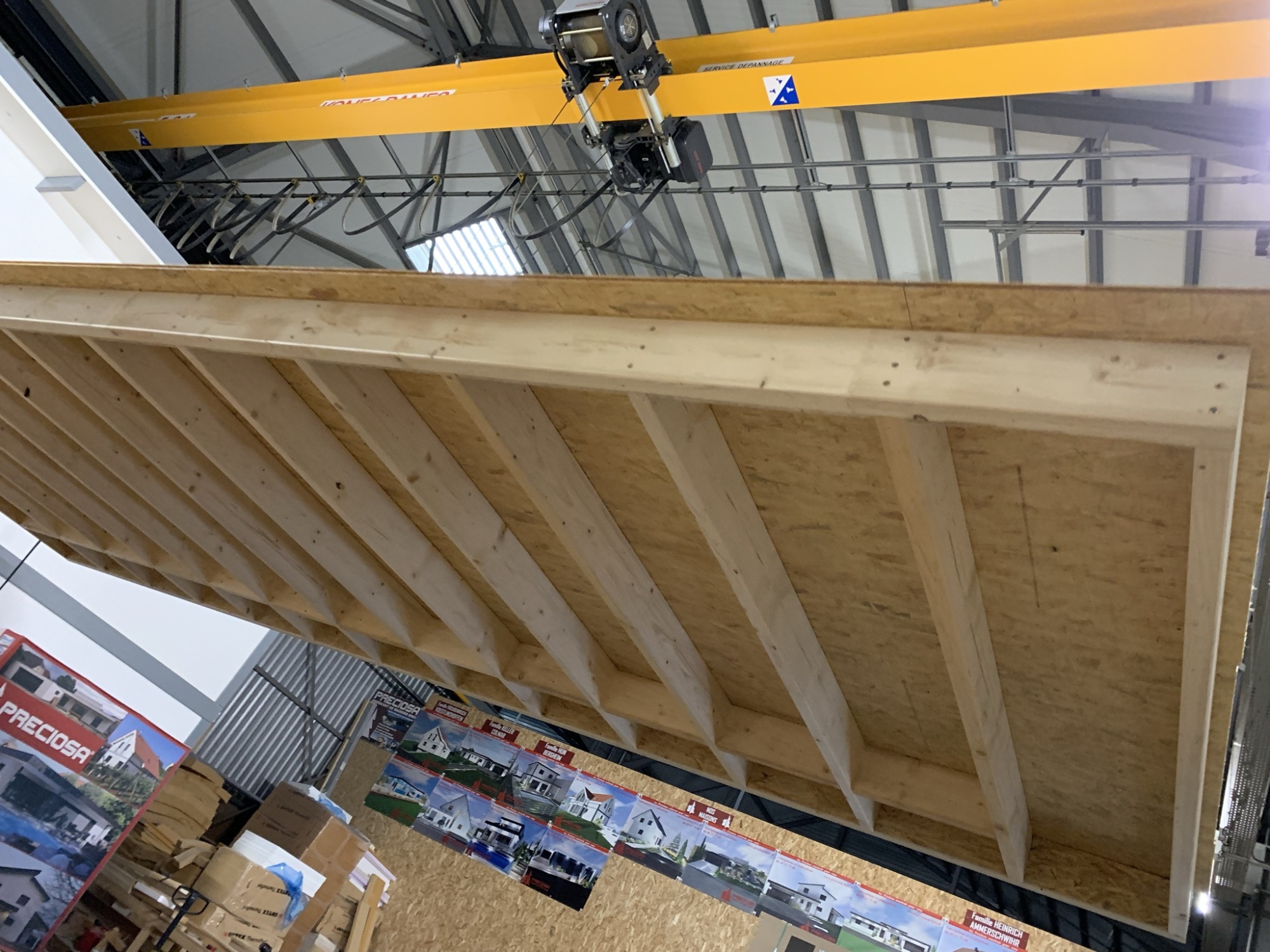 Plancher ossature bois pour maison