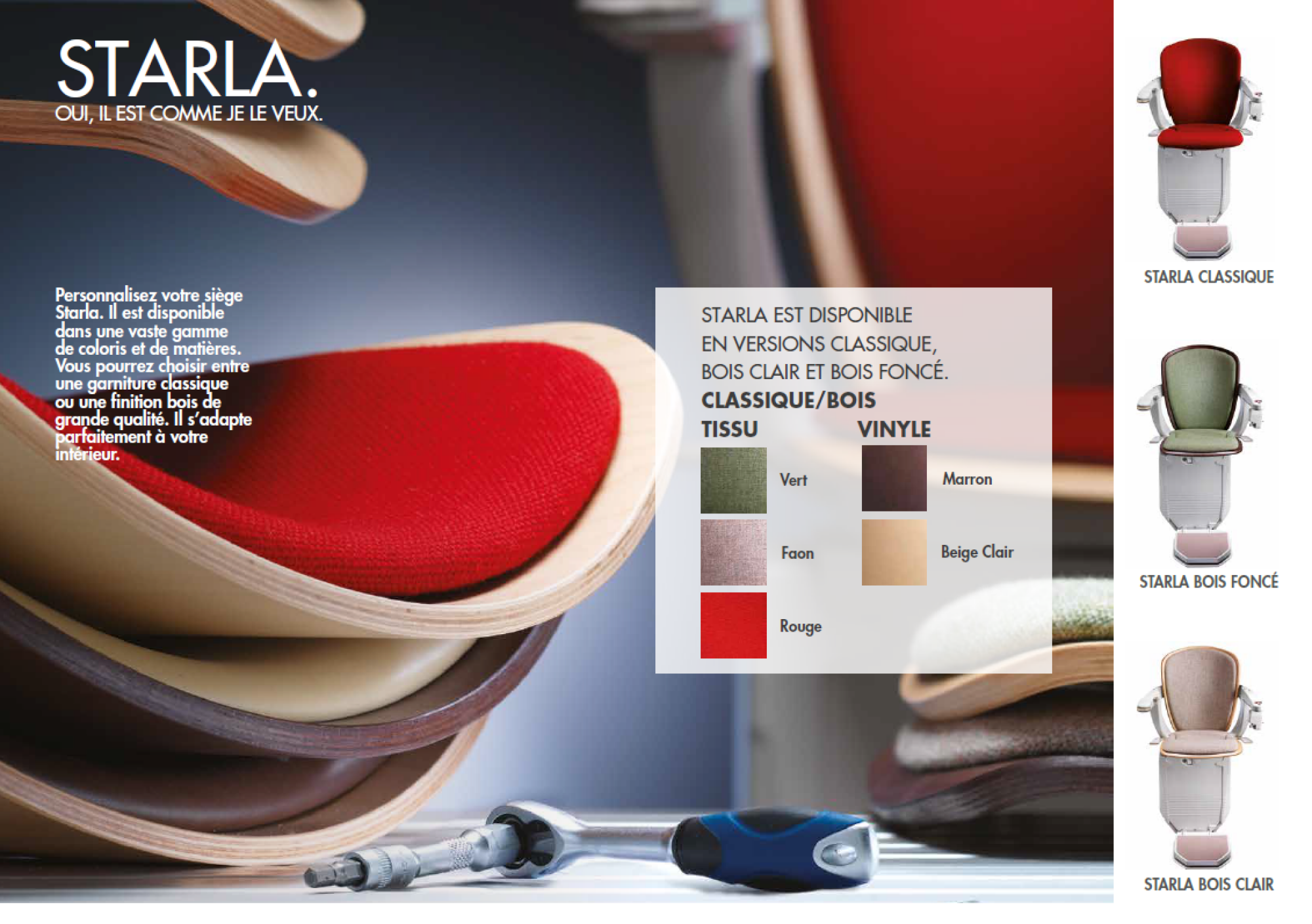 Monte escalier stannah 260 Starla