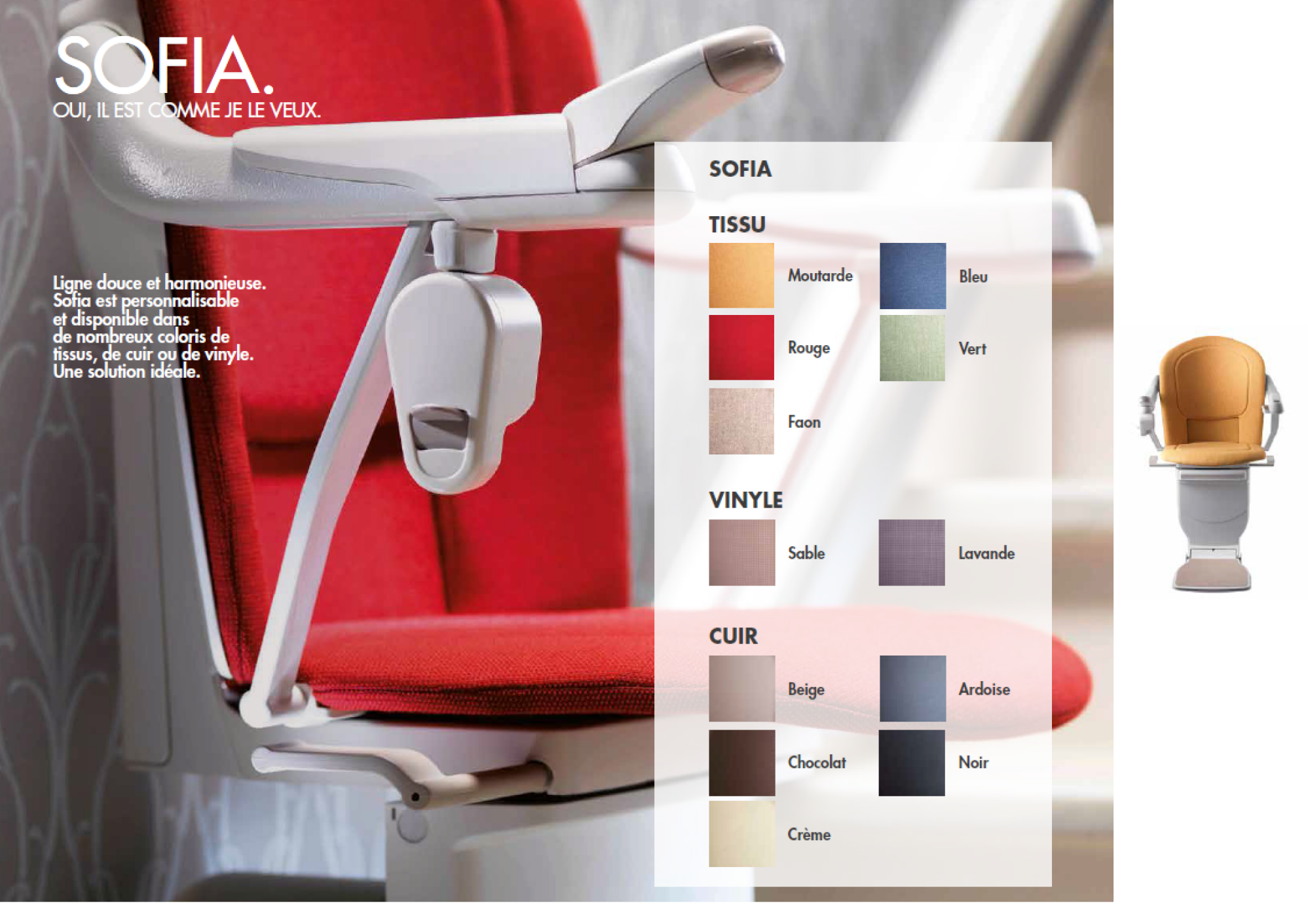 Monte escalier Stannah 600 Sofia