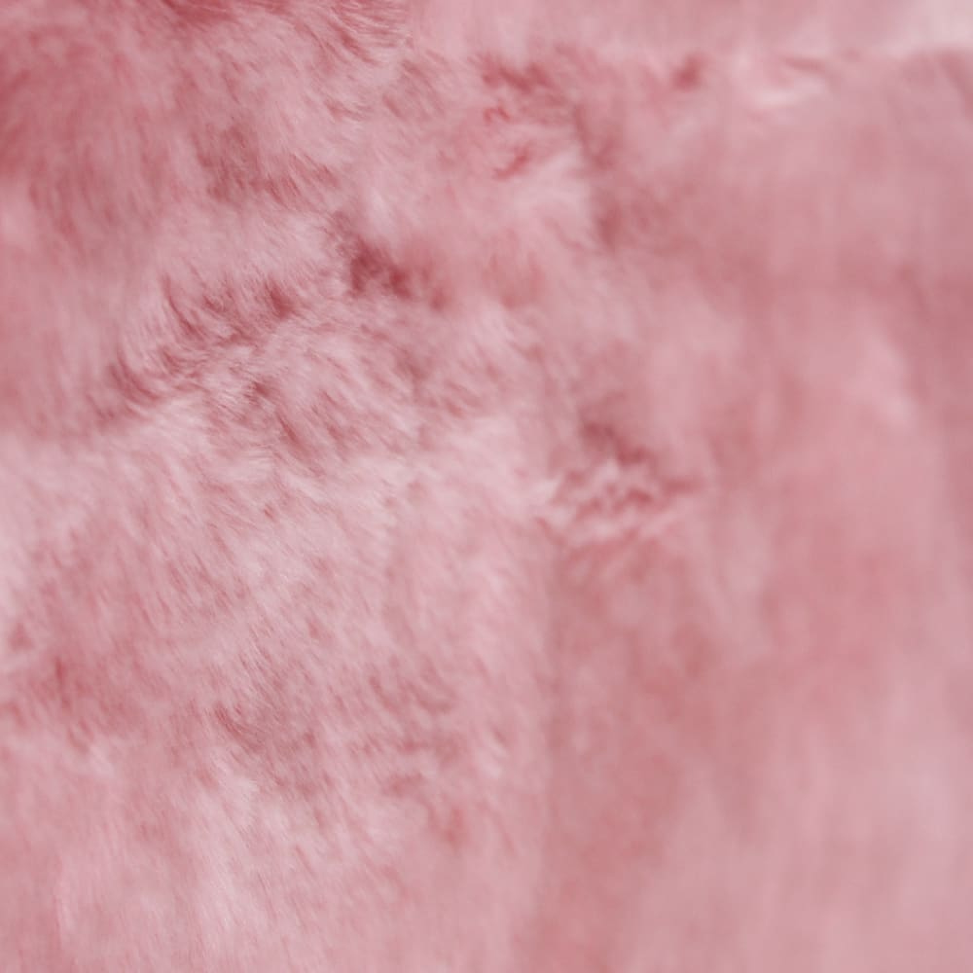 Plaid polaire doublé imitation lapin Rose 130 x 170