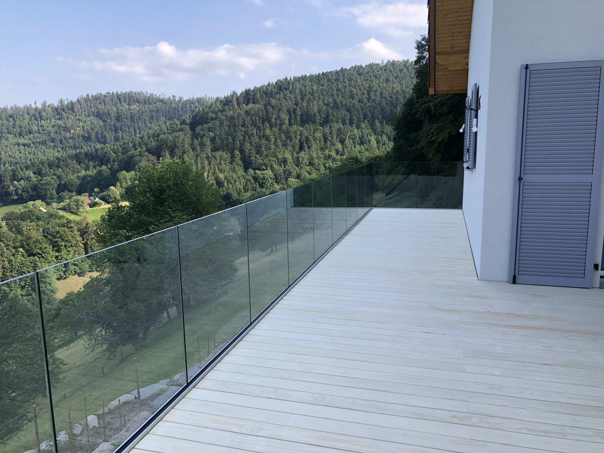 Garde corps de terrasse