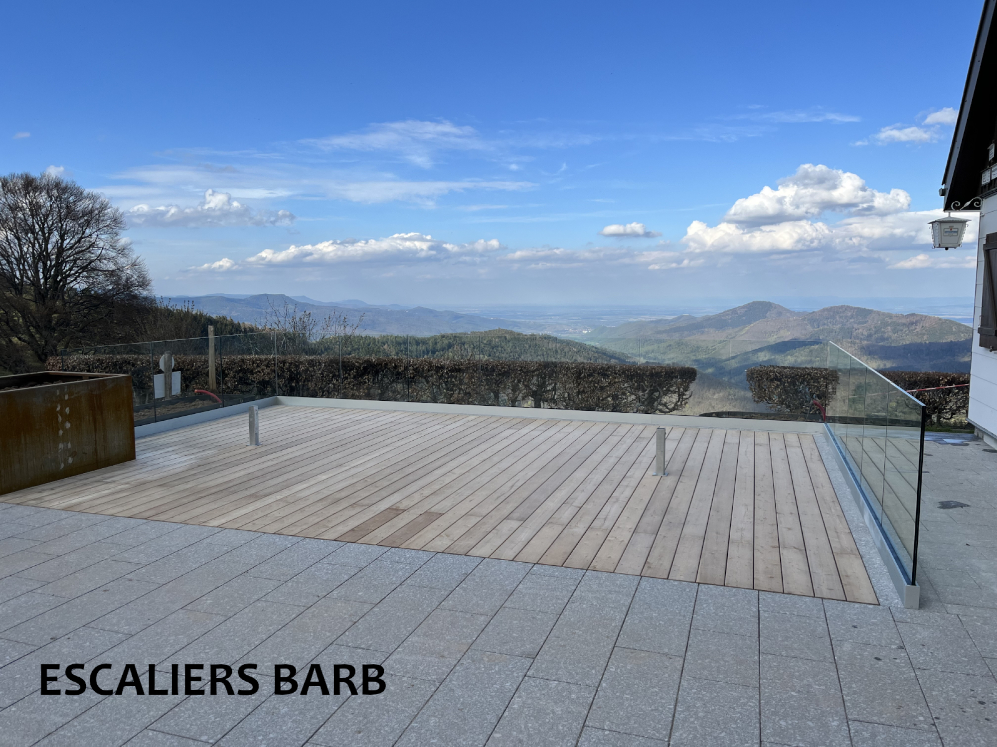 Garde corps de terrasse