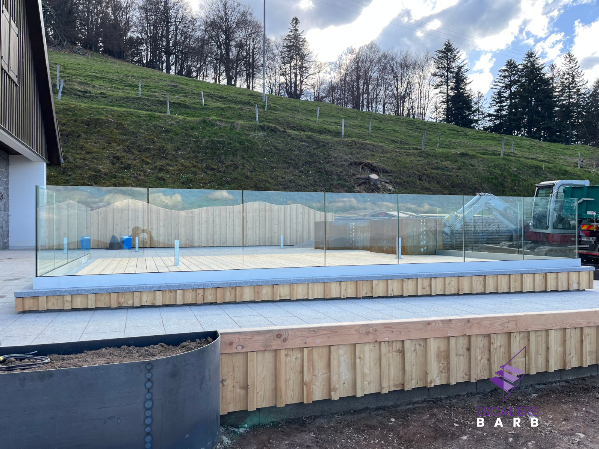 Garde corps de terrasse