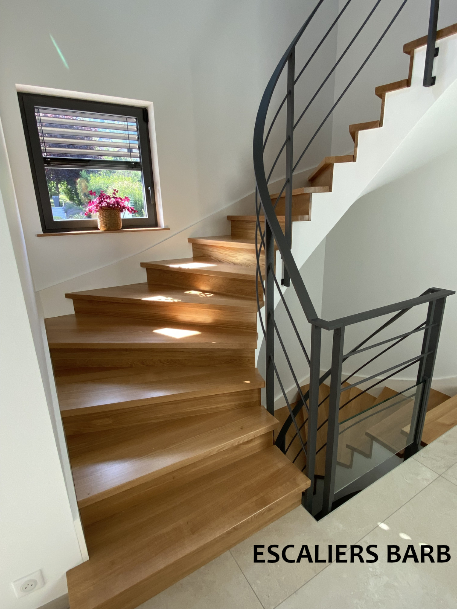 Revêtement escalier béton