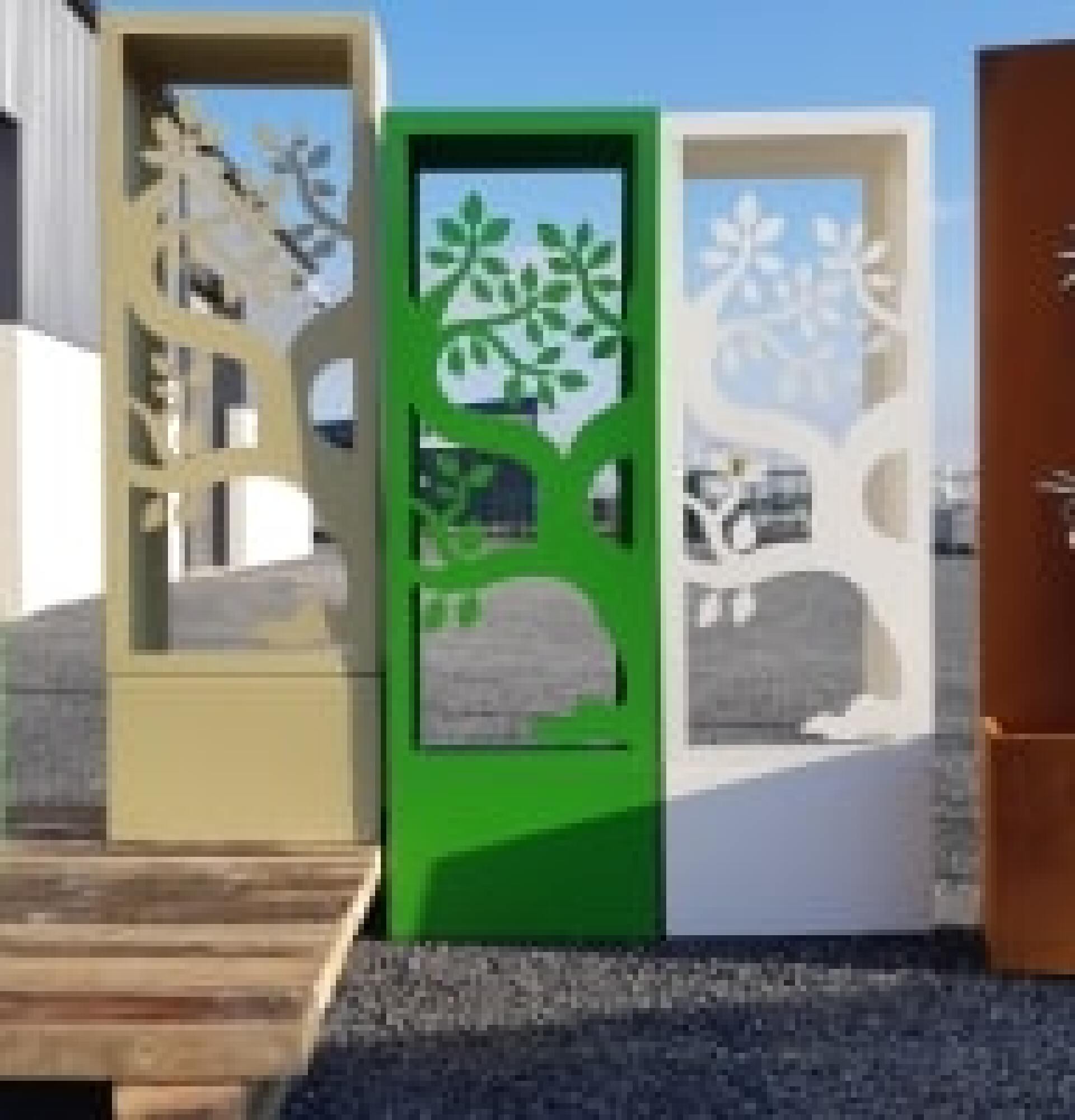 Bacs à Fleurs (avec panneau décoratif)