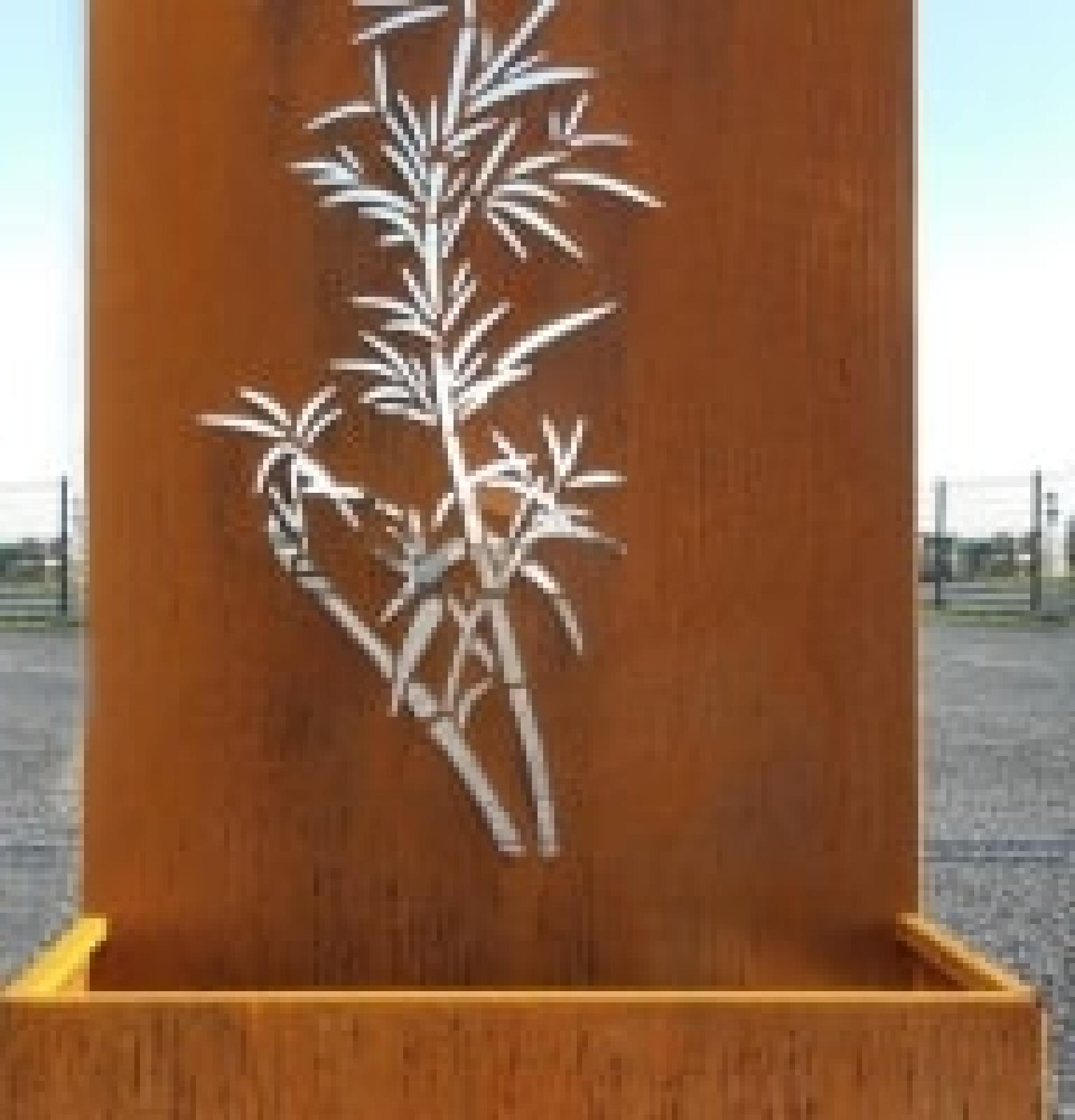 Bacs à Fleurs (avec panneau décoratif)