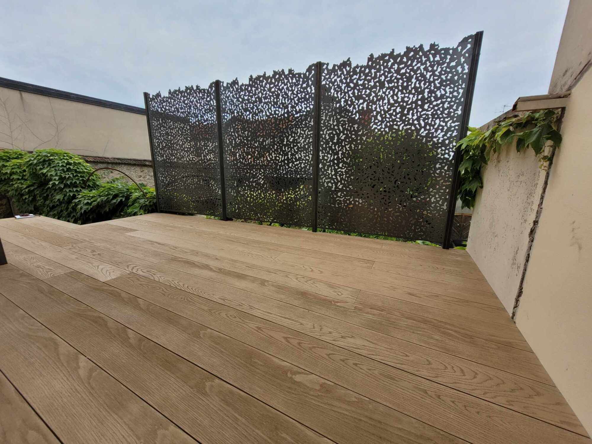 Panneau découpé au Laser