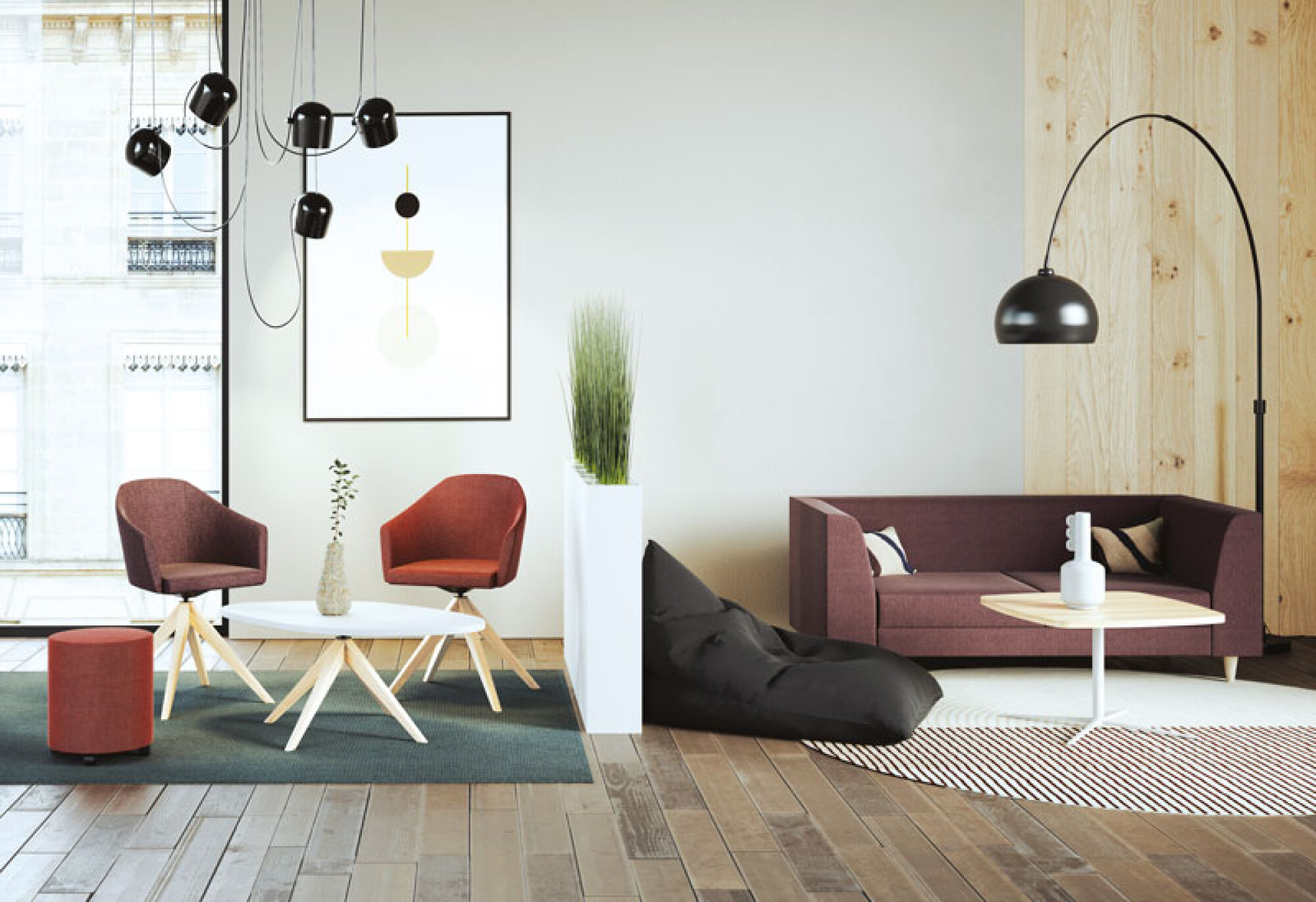 Canapé en tissu LOUNGE