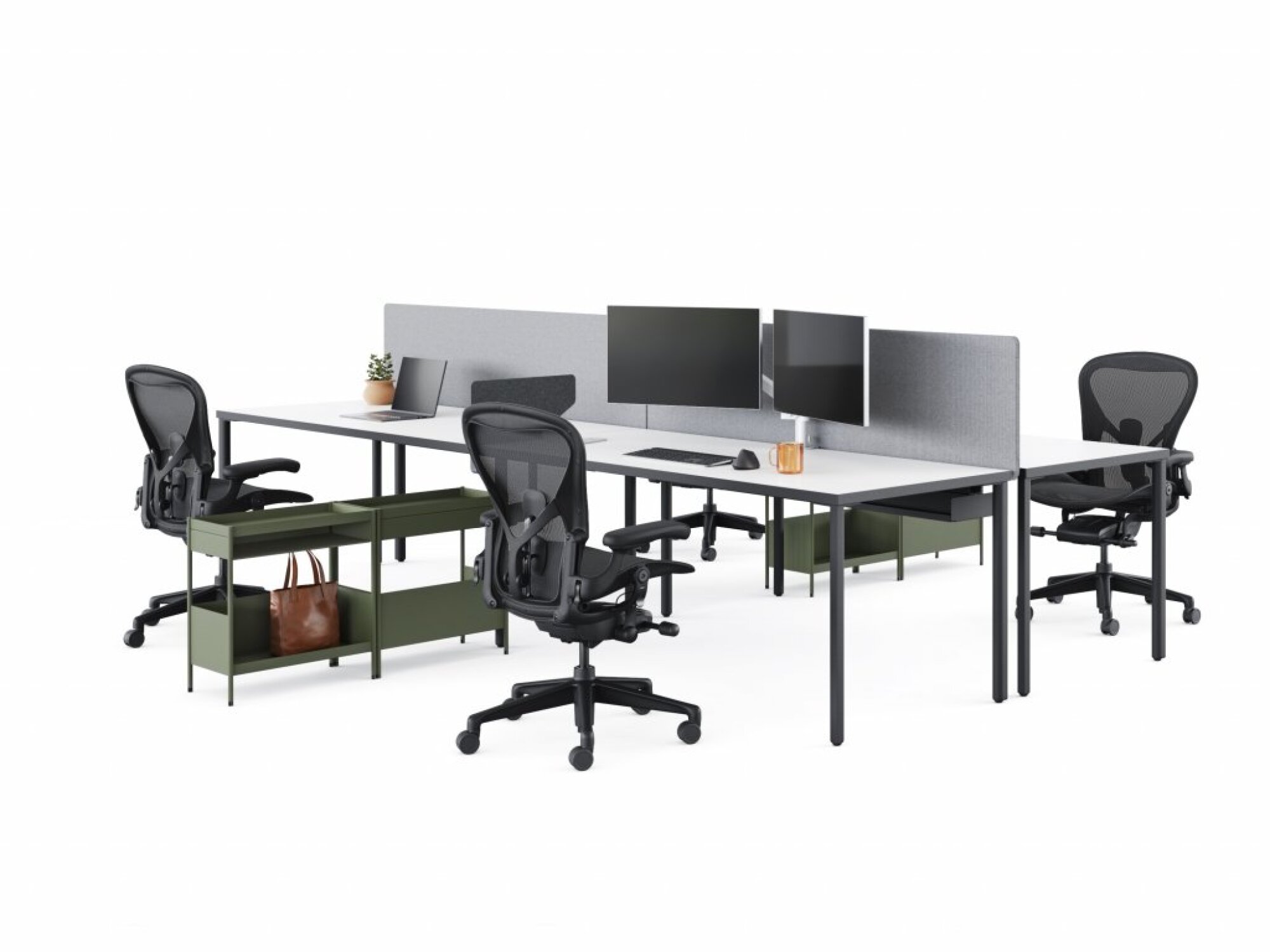 Fauteuil AERON Herman MILLER Onyx taille B