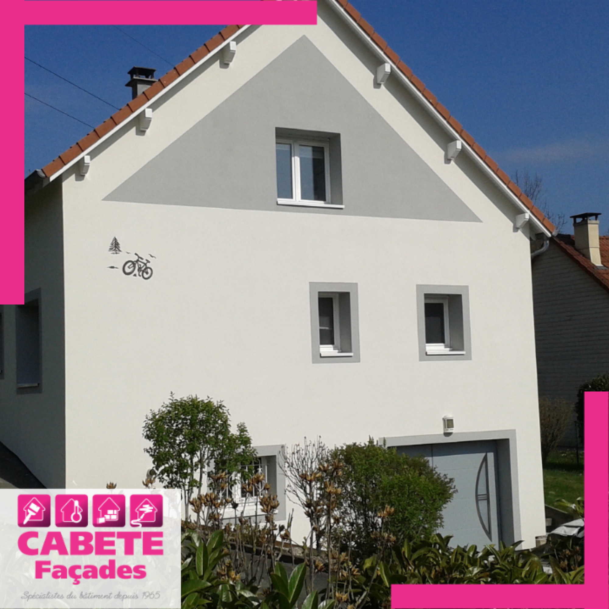 ITE sur façade de maison individuelle