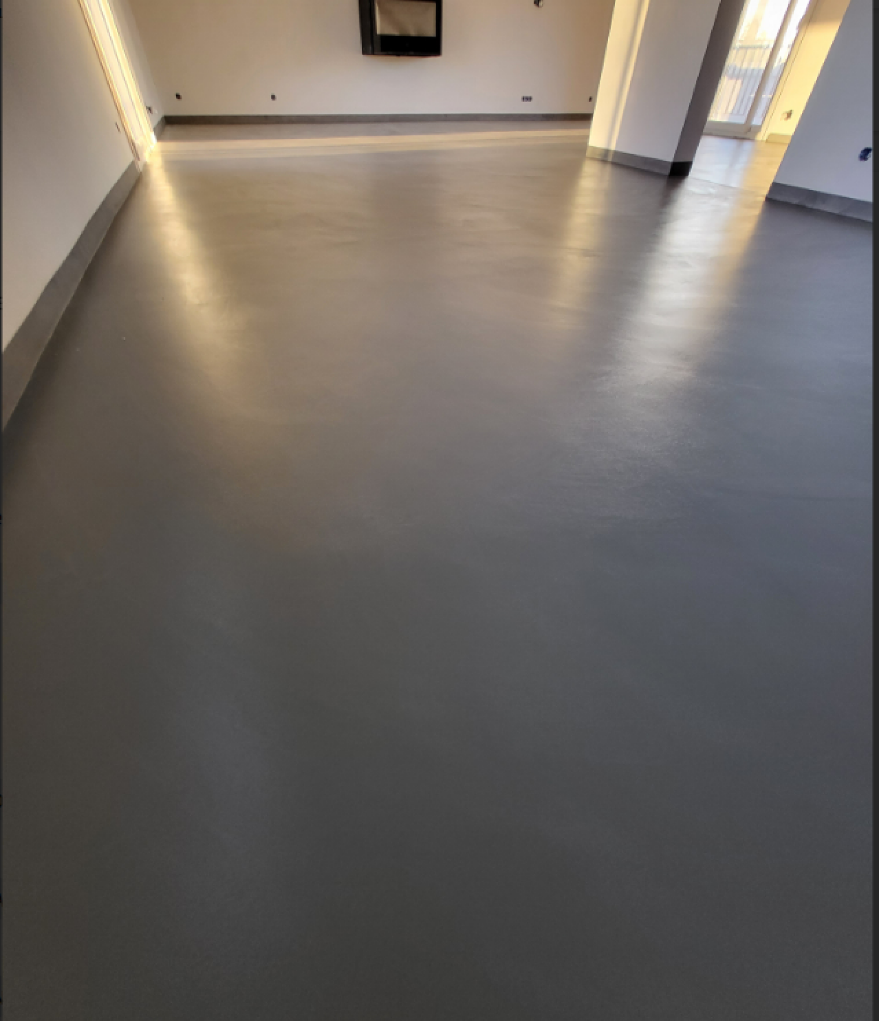 Application de béton ciré