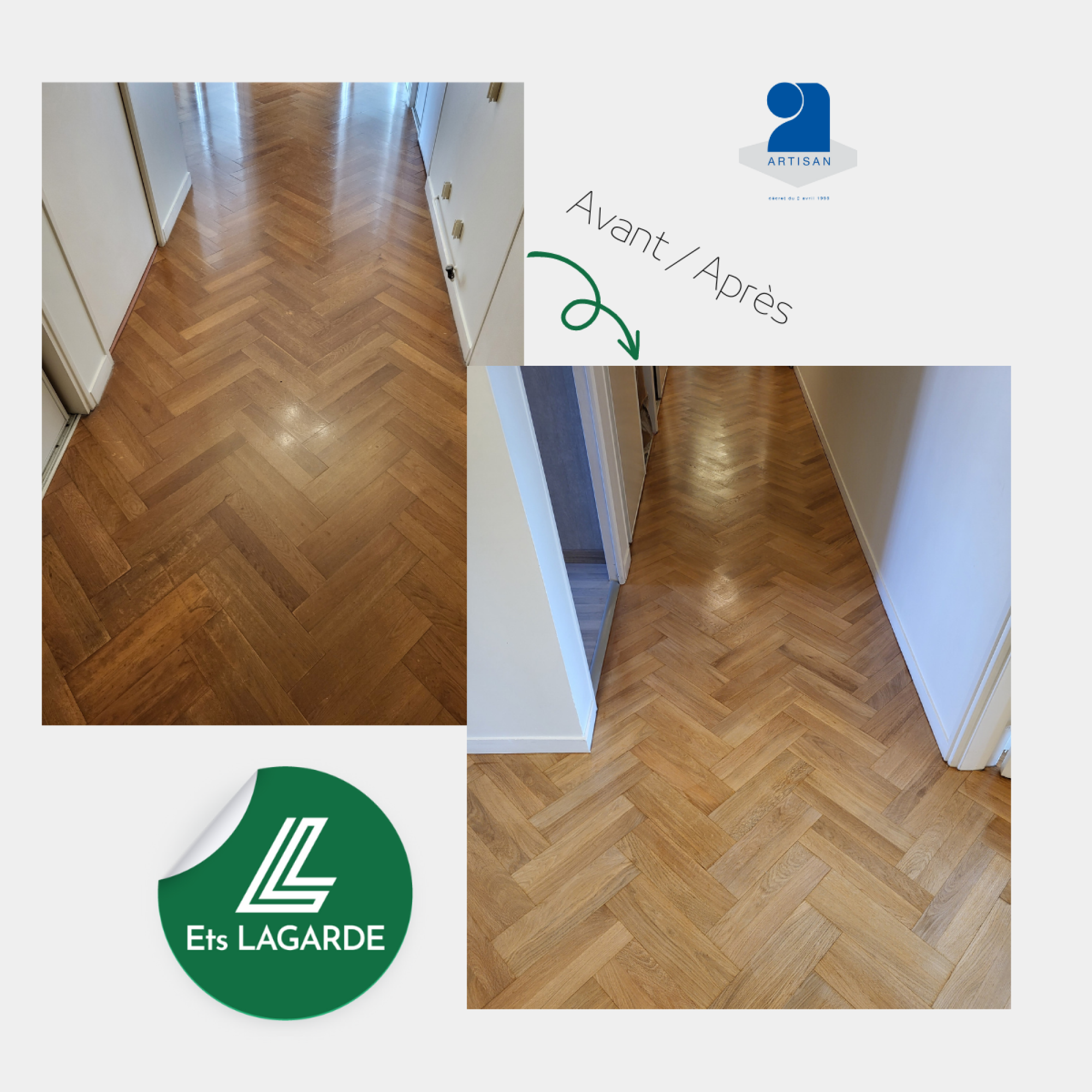 Rénovation de parquet ponçage et vitrification