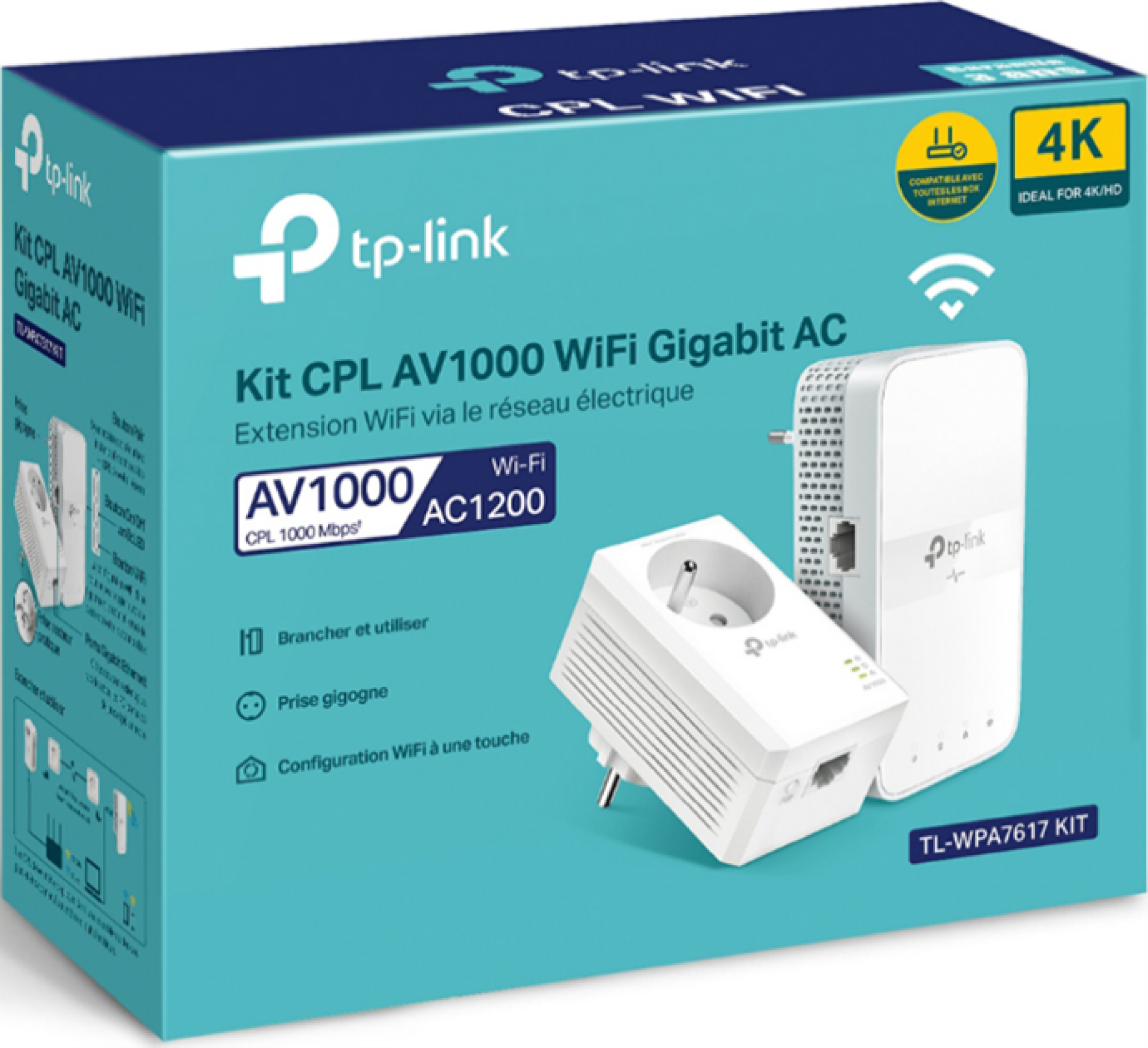 CPL TP-LINK AV1000 Gigabit